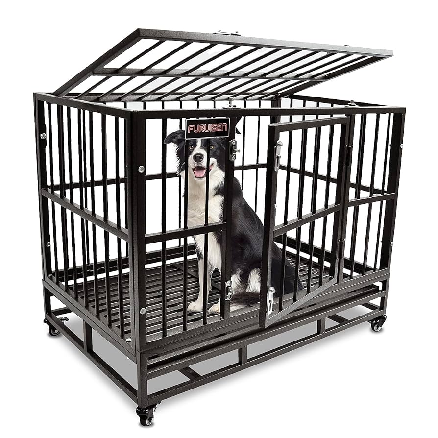 犬用ケージ キャスター付き 109*37*67 cm 犬用ケージ キャスター付き 109*37*67 cm ケージ