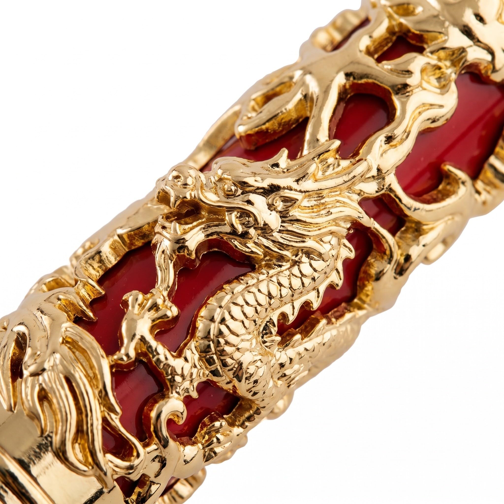 SOLUSTRE Długopis kulkowy Golden Dragon Roller: metalowy długopis do nauki chińskiej kaligrafii – płynny przepływ atramentu do codziennego pisania w dzienniku