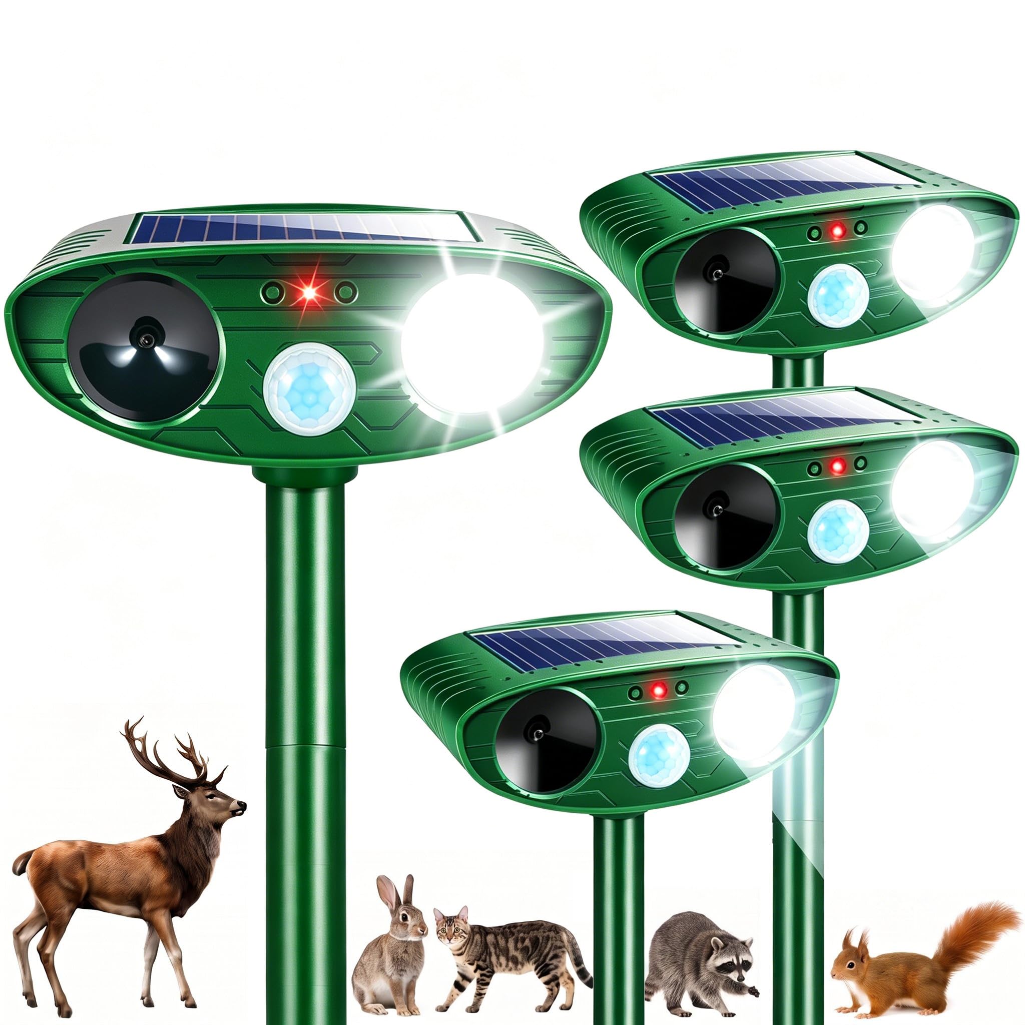 Photo 1 of Jahy2Tech Solar Ultrasonic Animal Repellent 4-Pack