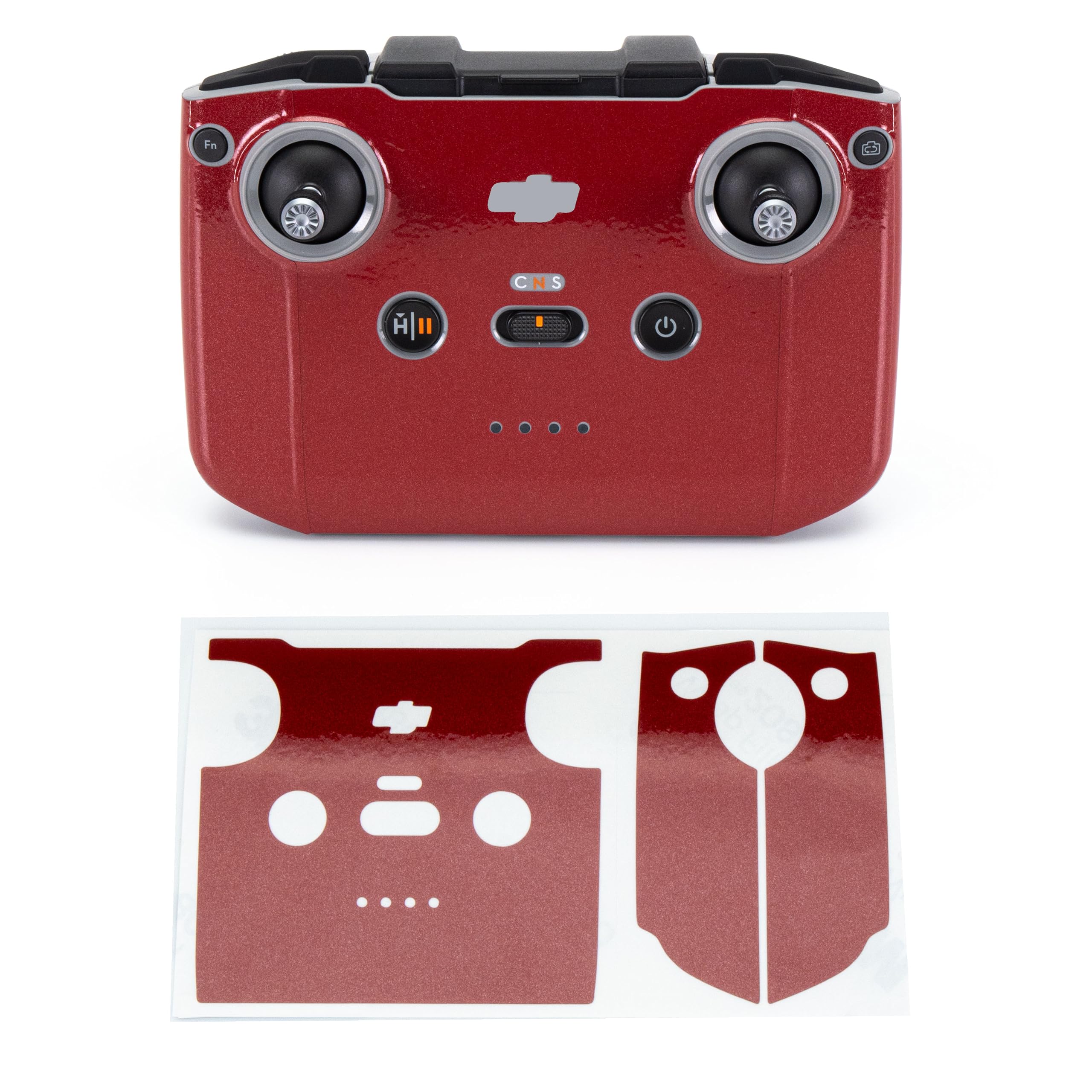 WRAPGRADE Skin Stickers Compatible with DJI RC-N2/N3 (Japan RED)