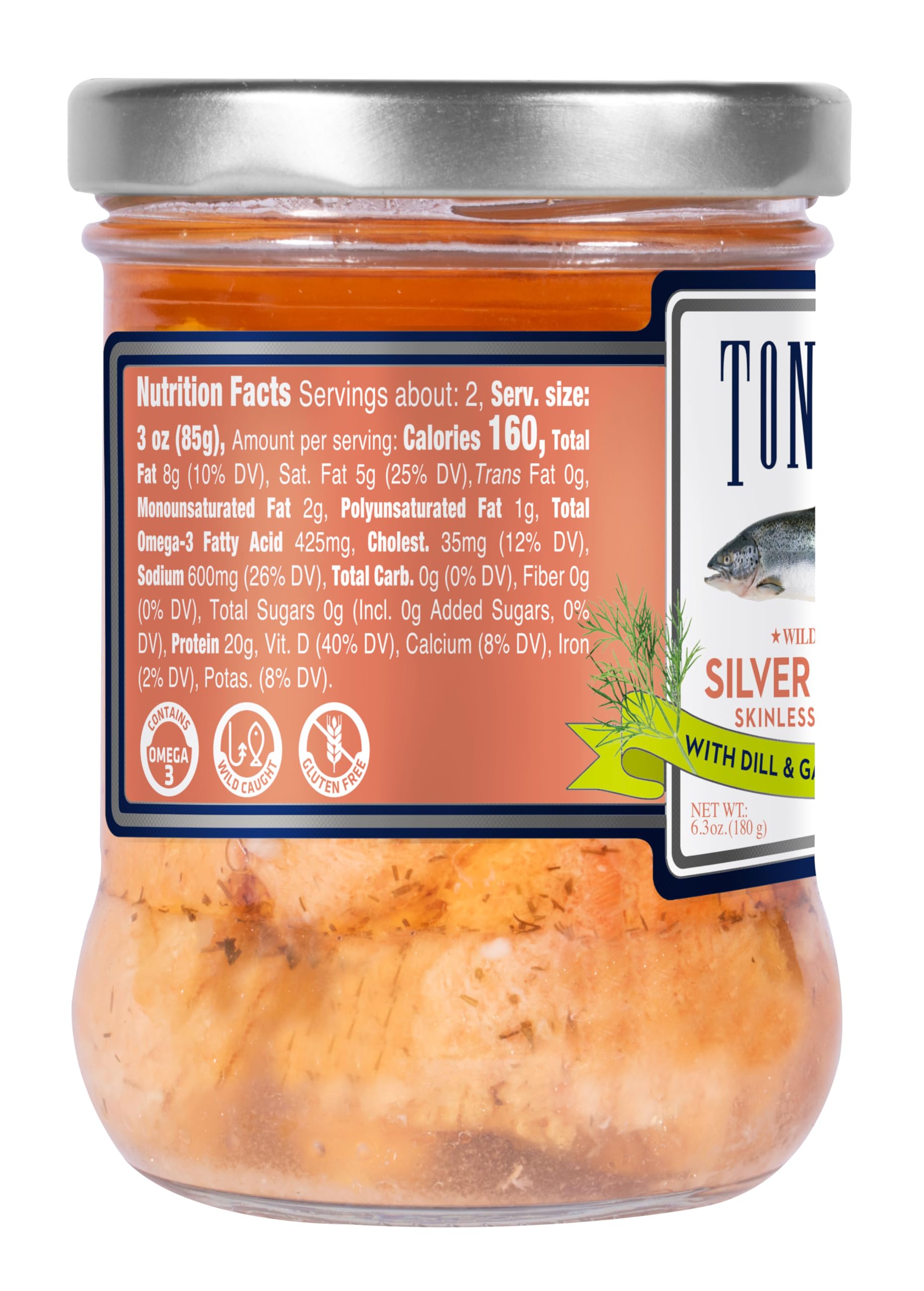 SIlver Salmon Group (1, Dill and Garlic)
