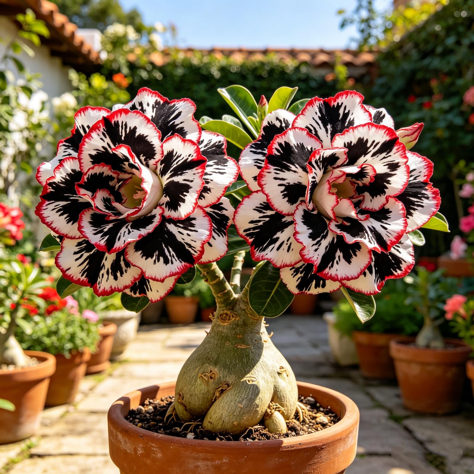 Perennial Desert Rose Bulbs for Planting-Surprise Growth,Rare and Beautiful,Excellent Display,Perfect for Garden Decoration-1bulbs-A