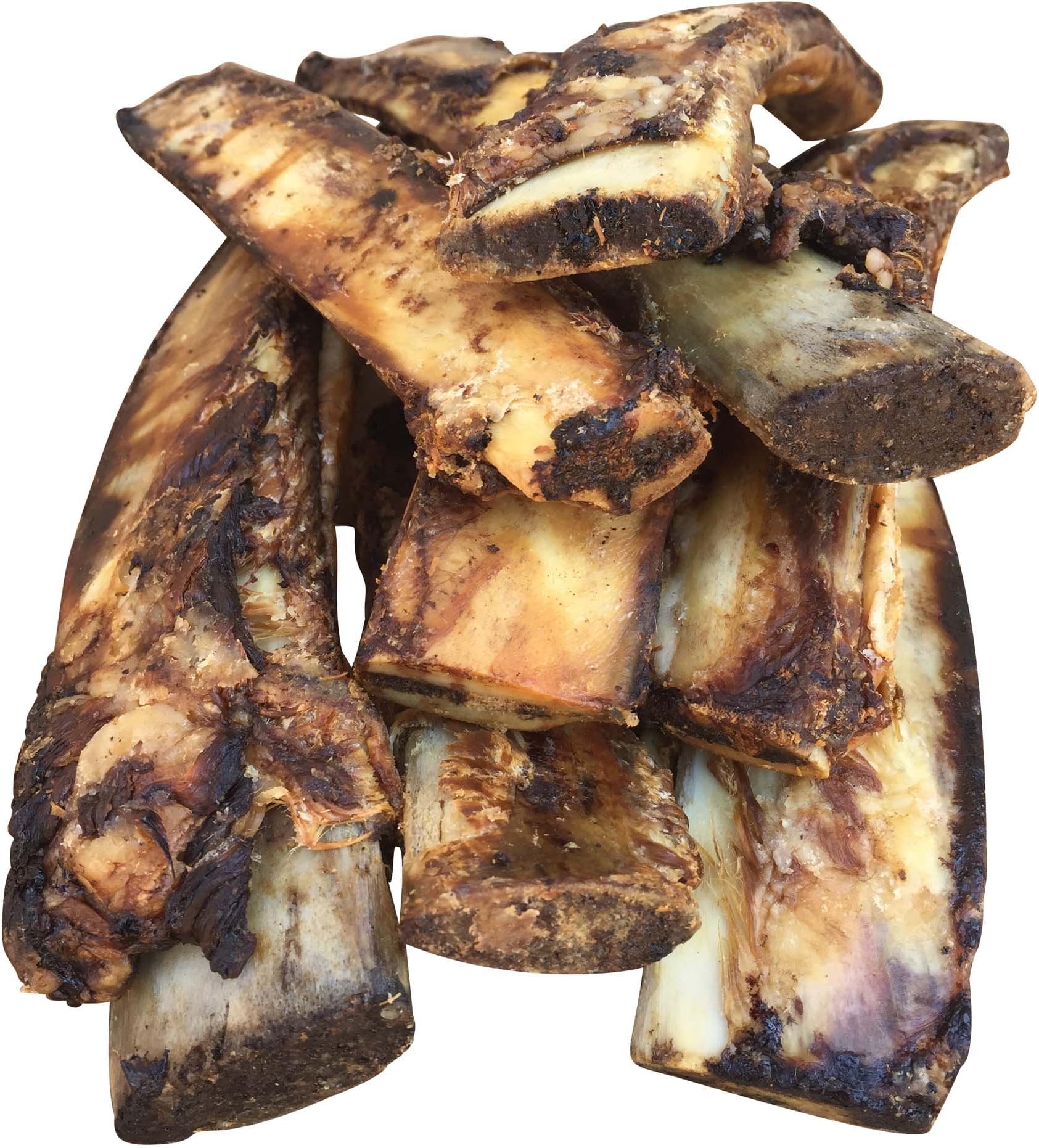 Beef Marrow Rib Dog Bones Long Lasting 8 to 10 Inch Long - USA Made Single Ingredient for Medium Dogs Upto 50 Pounds - 8 Pack