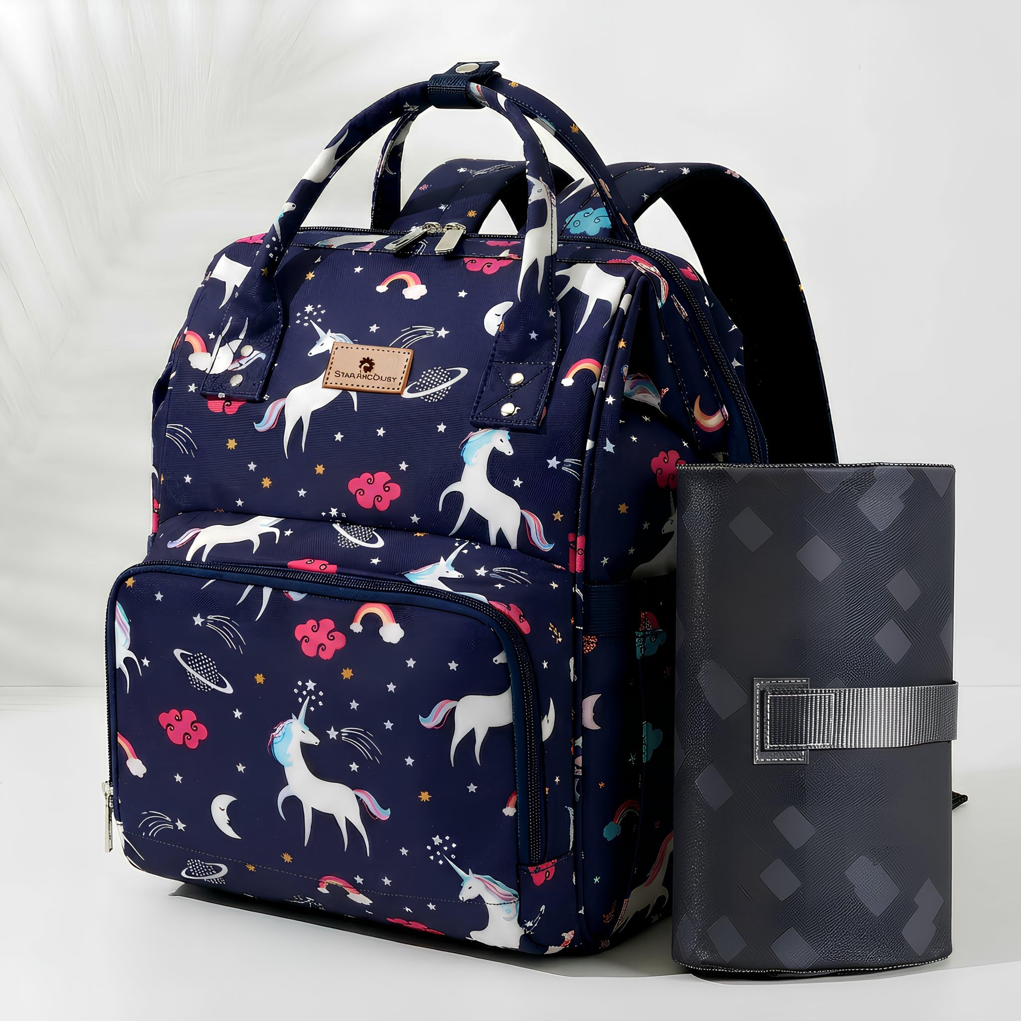 StarAndDaisy Diaper Bag for Mothers for Travel, Diaper Bags for Mom with Multiple Pockets, 26 liter Enhanced Capacity, Baby Bags for Mom with 3 Double Insulated Pockets-image-20