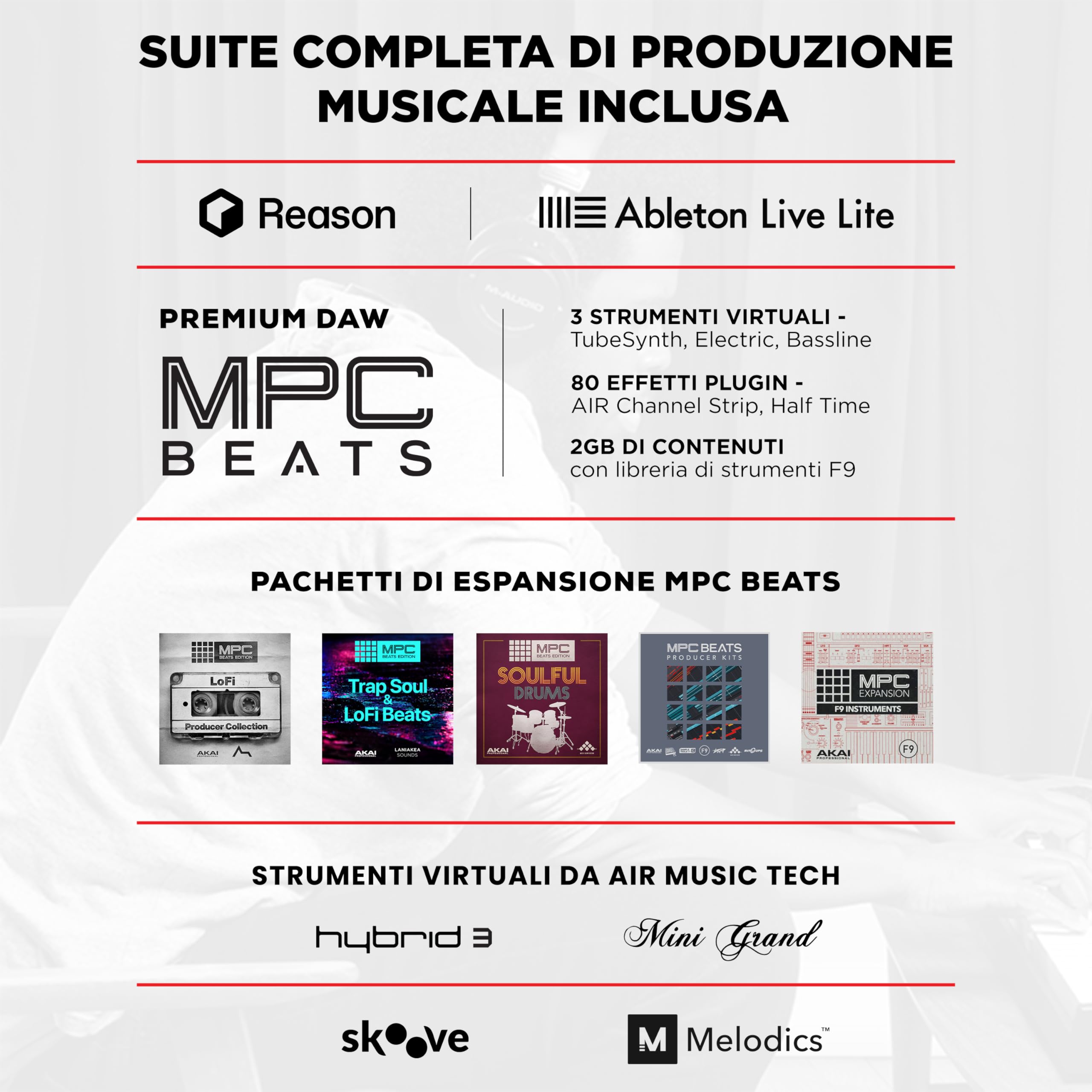 M-AUDIO Oxygen 49 (MKV) - Tastiera-controller USB MIDI a 49 note con pad Beat, Smart chord, modalità Scale, arpeggiatore e pacchetto Native Instruments Sound (integrazione NKS)