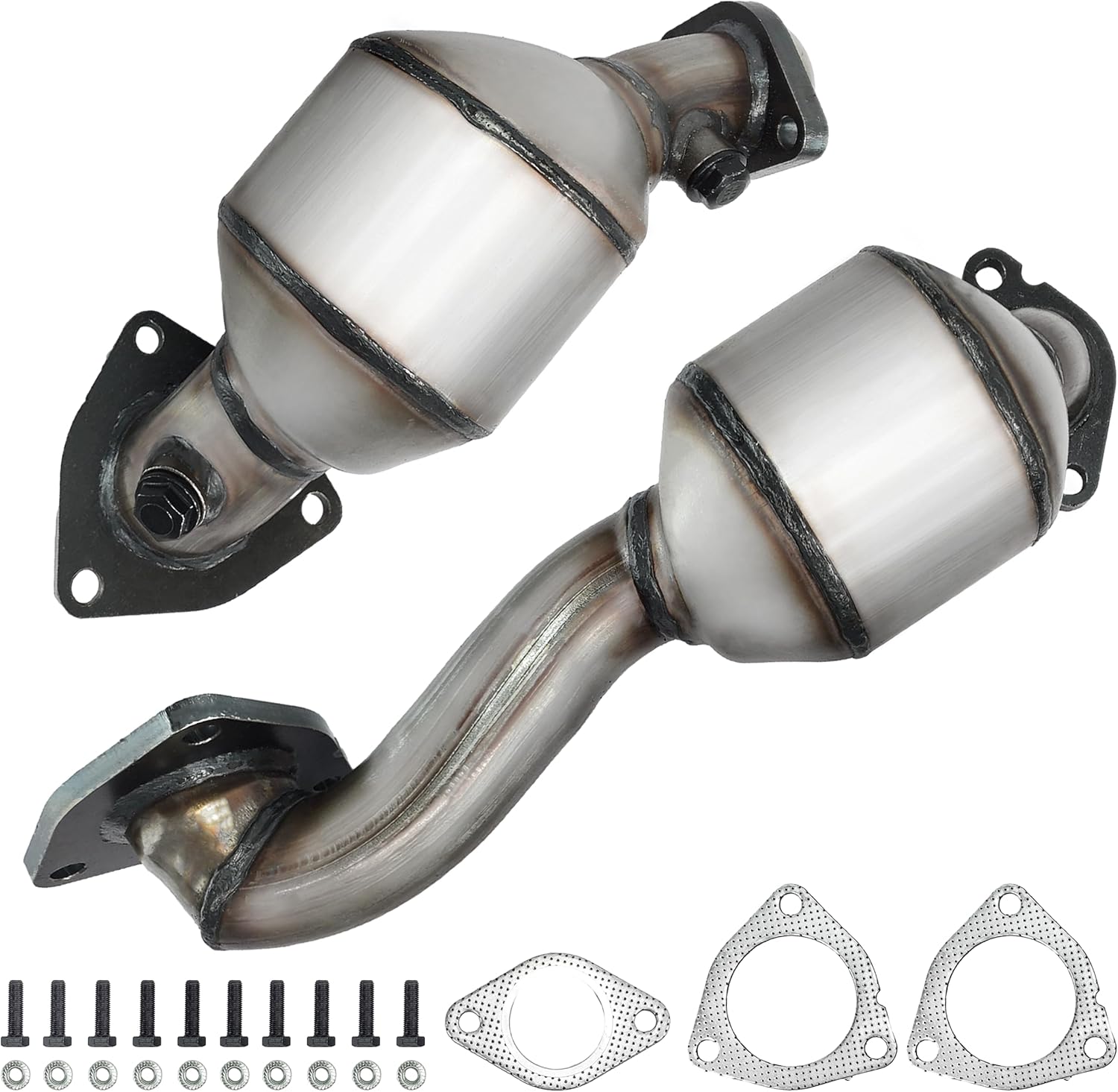 JT Exhaust Catalytic Converter Compatible with 2010-2015 Ford Taurus/Flex 3.5L, 2013-2016 Ford Explorer, 2010-2014 Lincoln Mks/Mkt 3.5L (ONLY Turbo)(EPA Compliant)