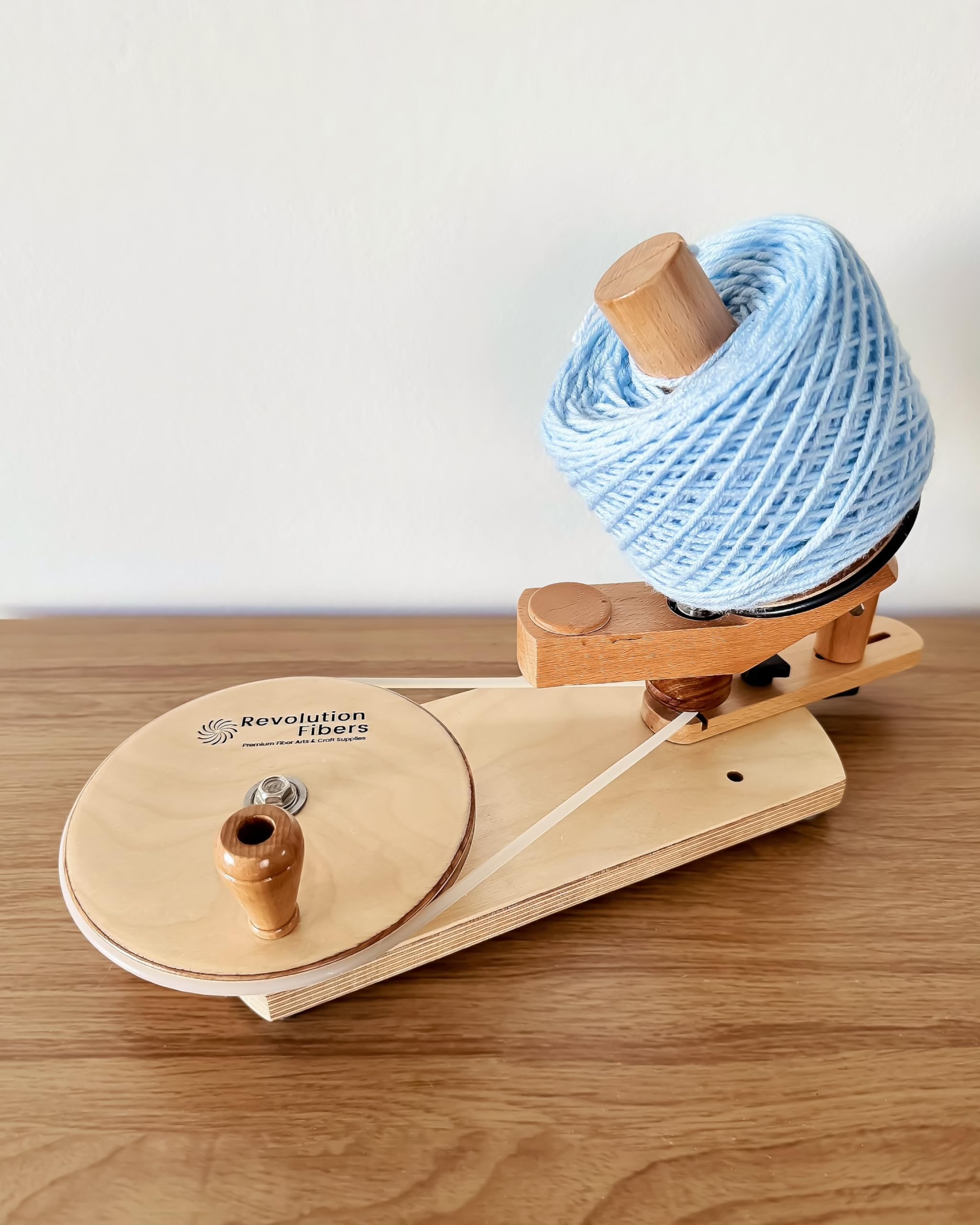 Revolution Fibers Jumbo-Garnkugelwickler, professionelle Qualität, Hartholz-Ahorn, Fassungsvermögen: 482 ml