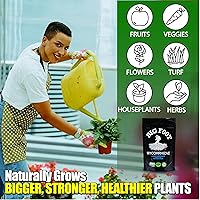 Vista 2 de Big Foot Mycorrhizae for Plants, Potted Plants and Gardens - Concentrate Fully Dissolves in Water, Year Round Organic Fertilizer for Root Growth and