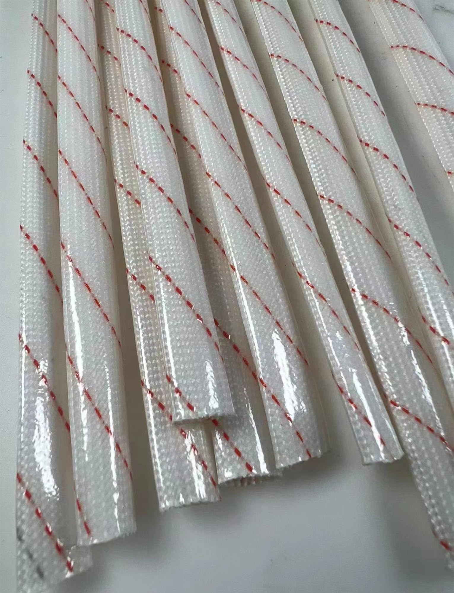 Manicotto in fibra di vetro da 10 pezzi, diametro interno 6~80 mm x 2,95 piedi, condotto elettrico flessibile, for pompa del controller del motore dell'aria condizionata(1.57in (40mm))