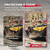 Vista 6 de KEMIMOTO Puertas inferiores X3, insertos de puerta transparentes y visuales compatibles con Maverick X3 y Max X DS RS RC MR Turbo RR 2017-2024