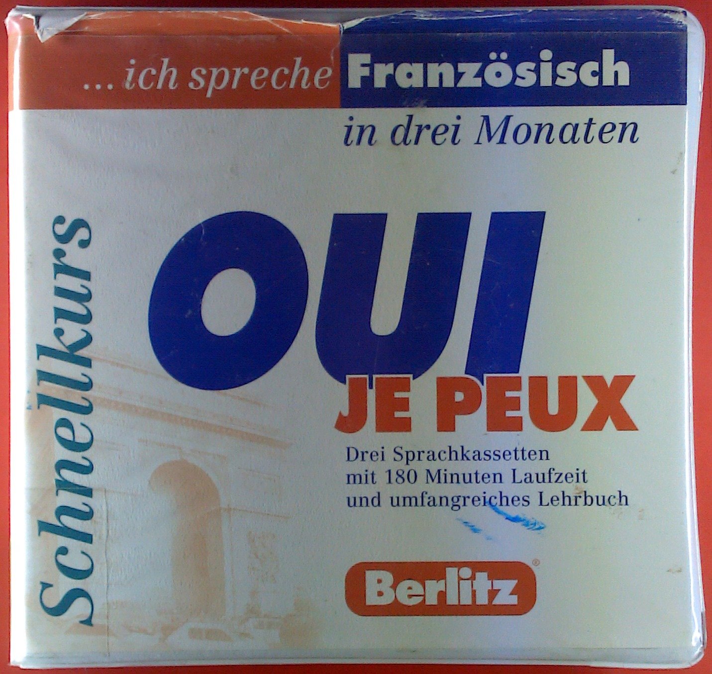 ich spreche Französisch in drei Monaten. Schnellkurs. Qui je peux. Drei
