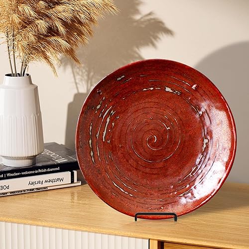 Miniatura 7 de Soporte de exhibición grande para platos, soporte de platos de 10 pulgadas de alto para exhibición, soporte de marco de fotos de metal, soporte de