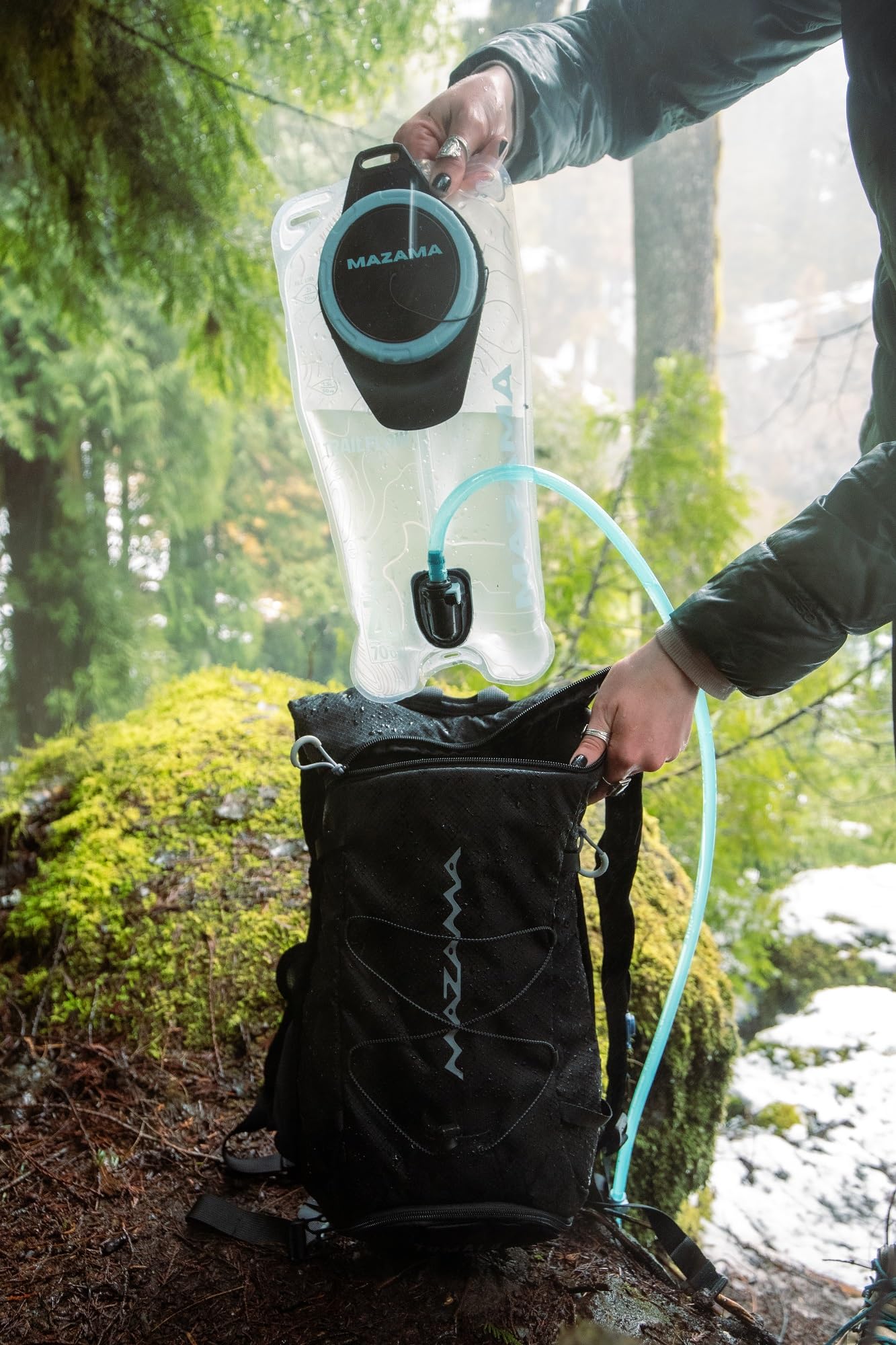 Mazama Réservoir D'hydratation D'eau De 1,5 L - Facile à Remplir Et