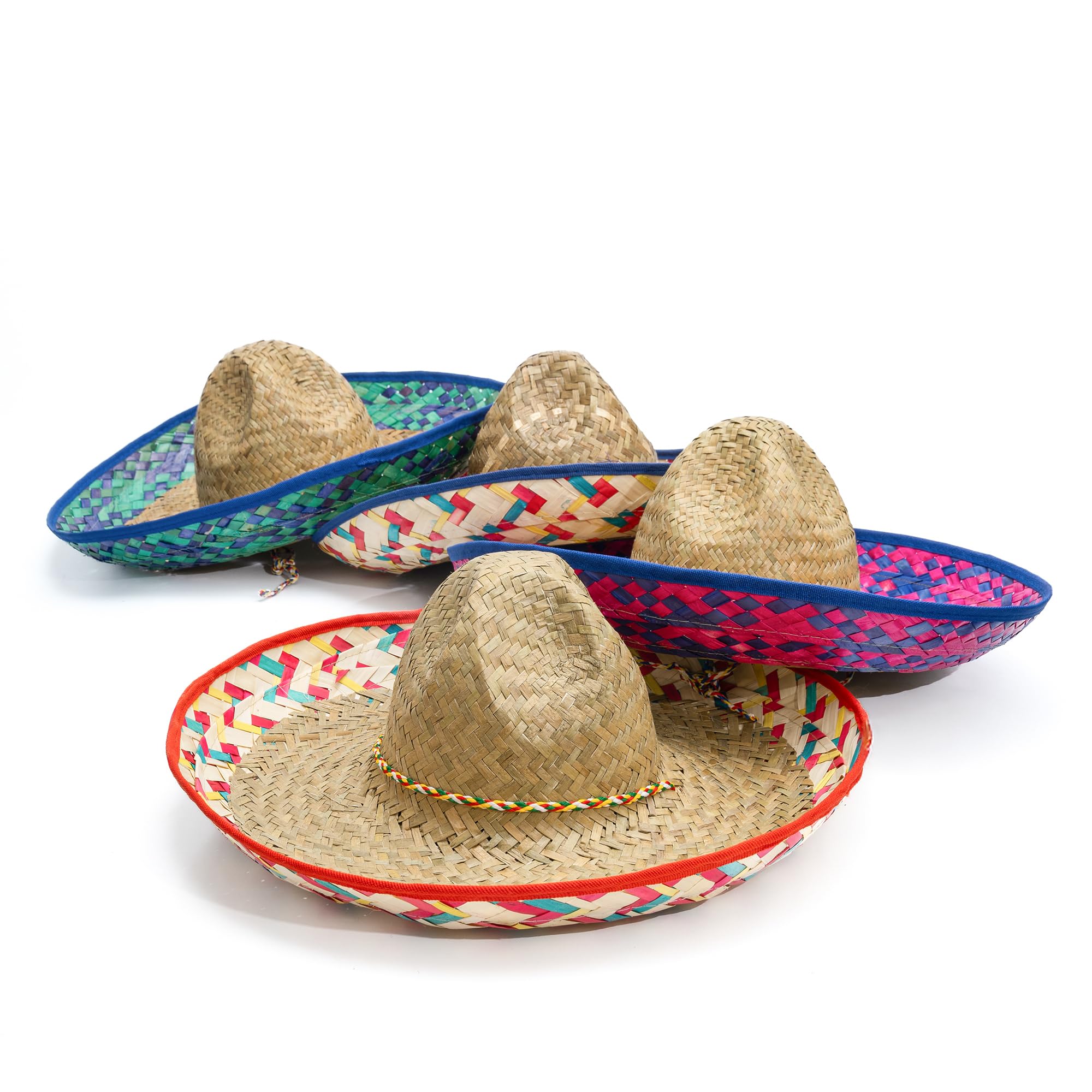 COLLECT PRESENT Pack of 4 Sombrero Hats