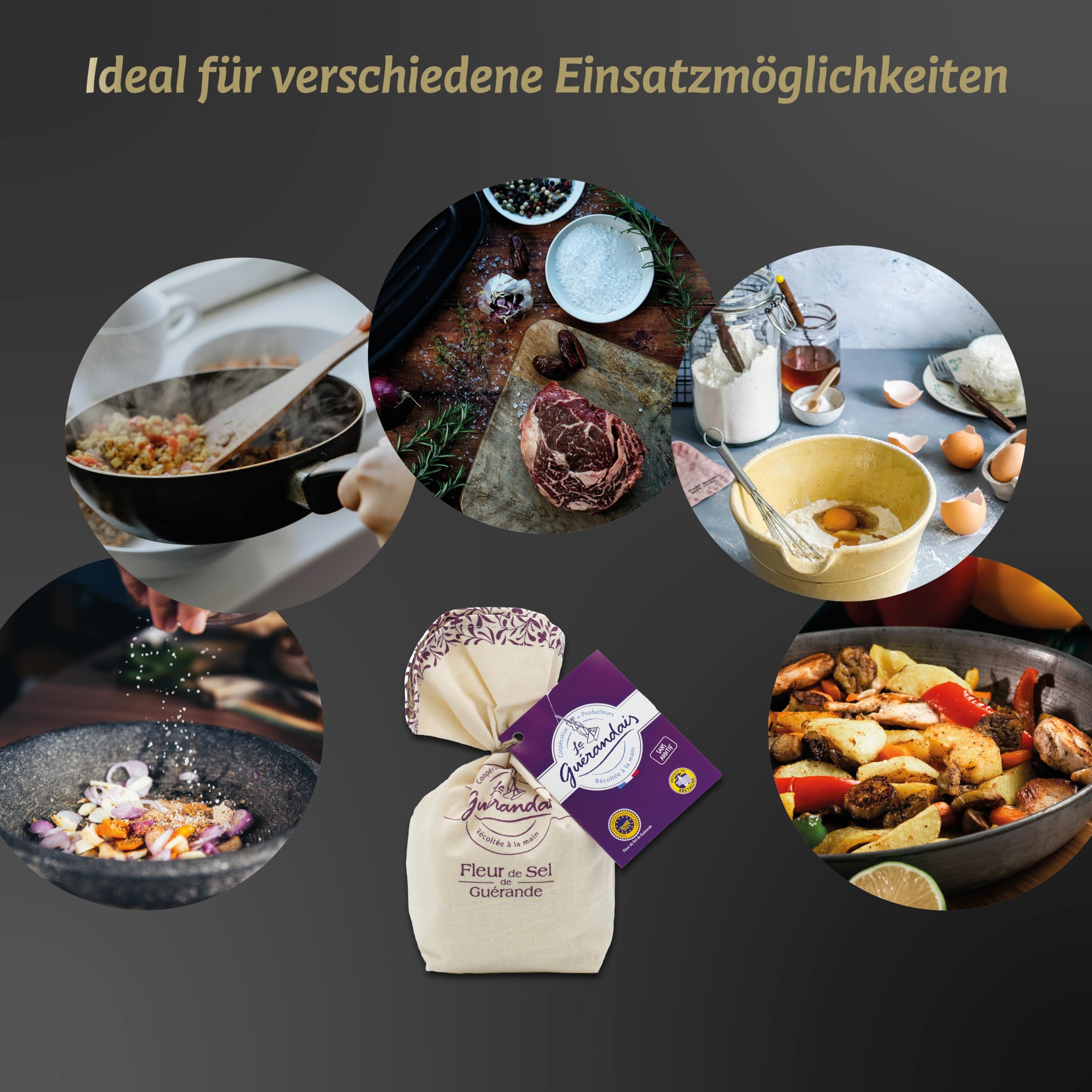 Le Guerandais Fleur de Sel Le Guerandais, 250 g (Packung mit 2)