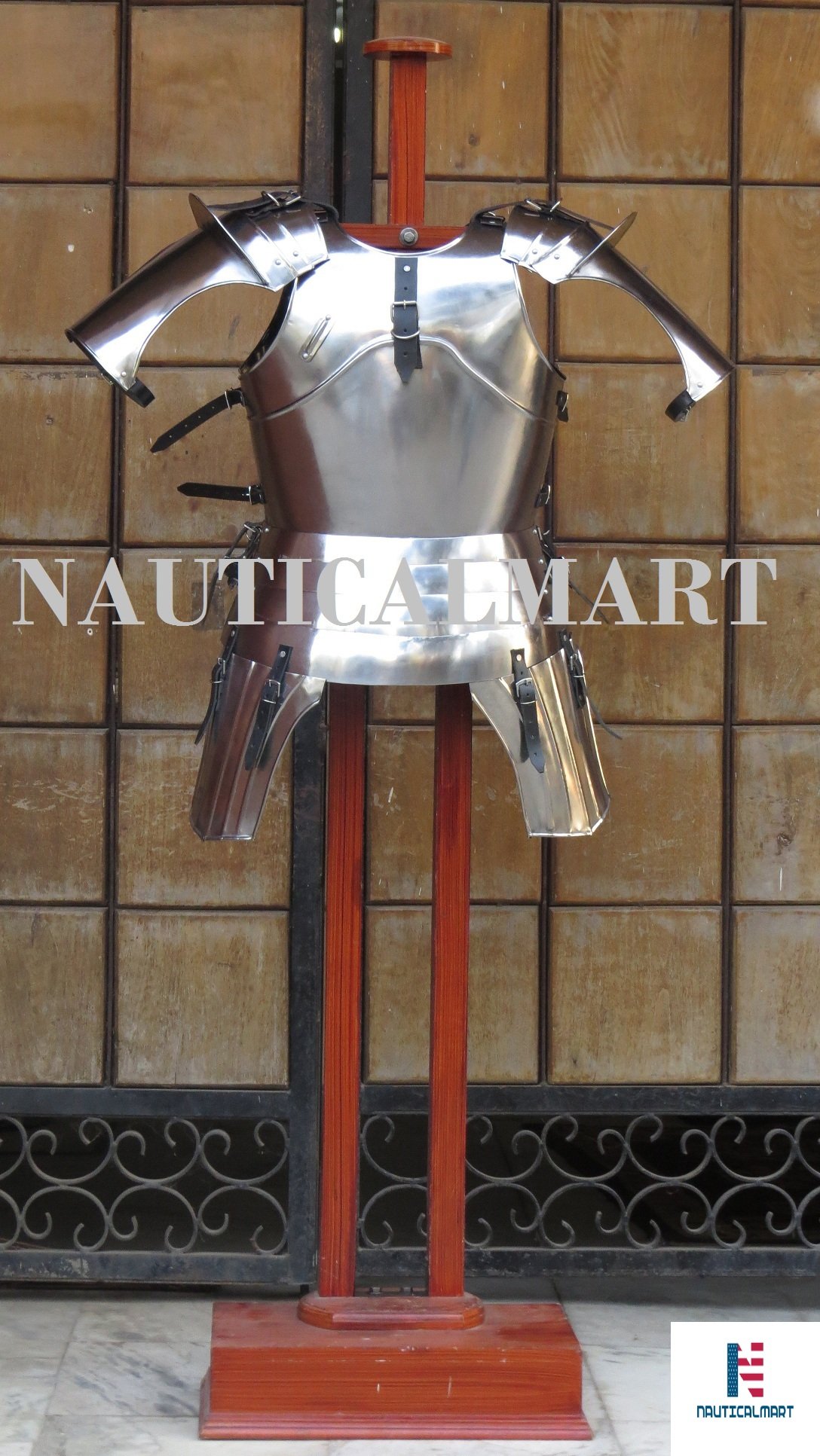 Halloween Reenactment Gothic Steel Front & Back Medieval Breastplate Cuirass