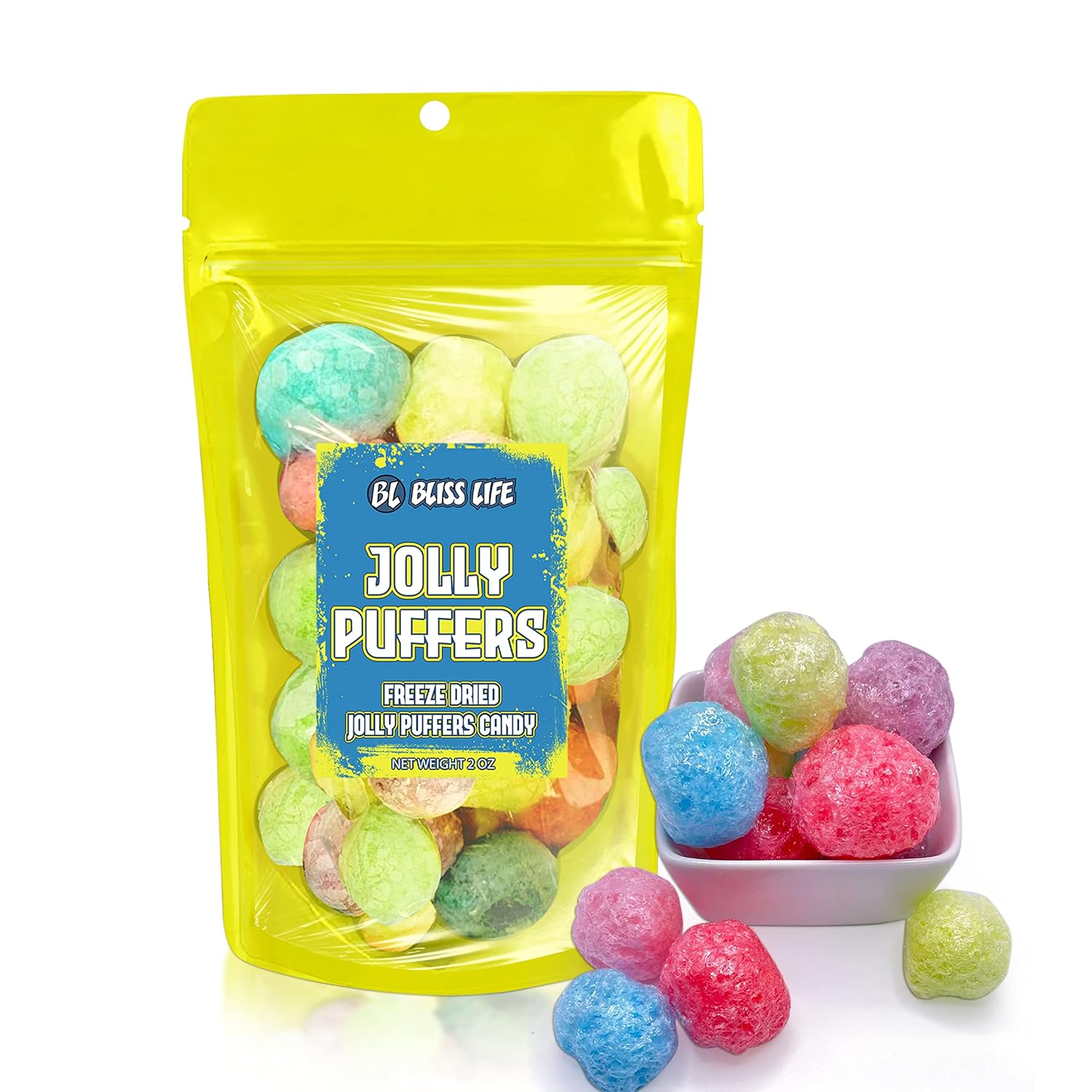 Jolly Puffers Freeze Dried Jolly Ranchers Candy 2OZ
