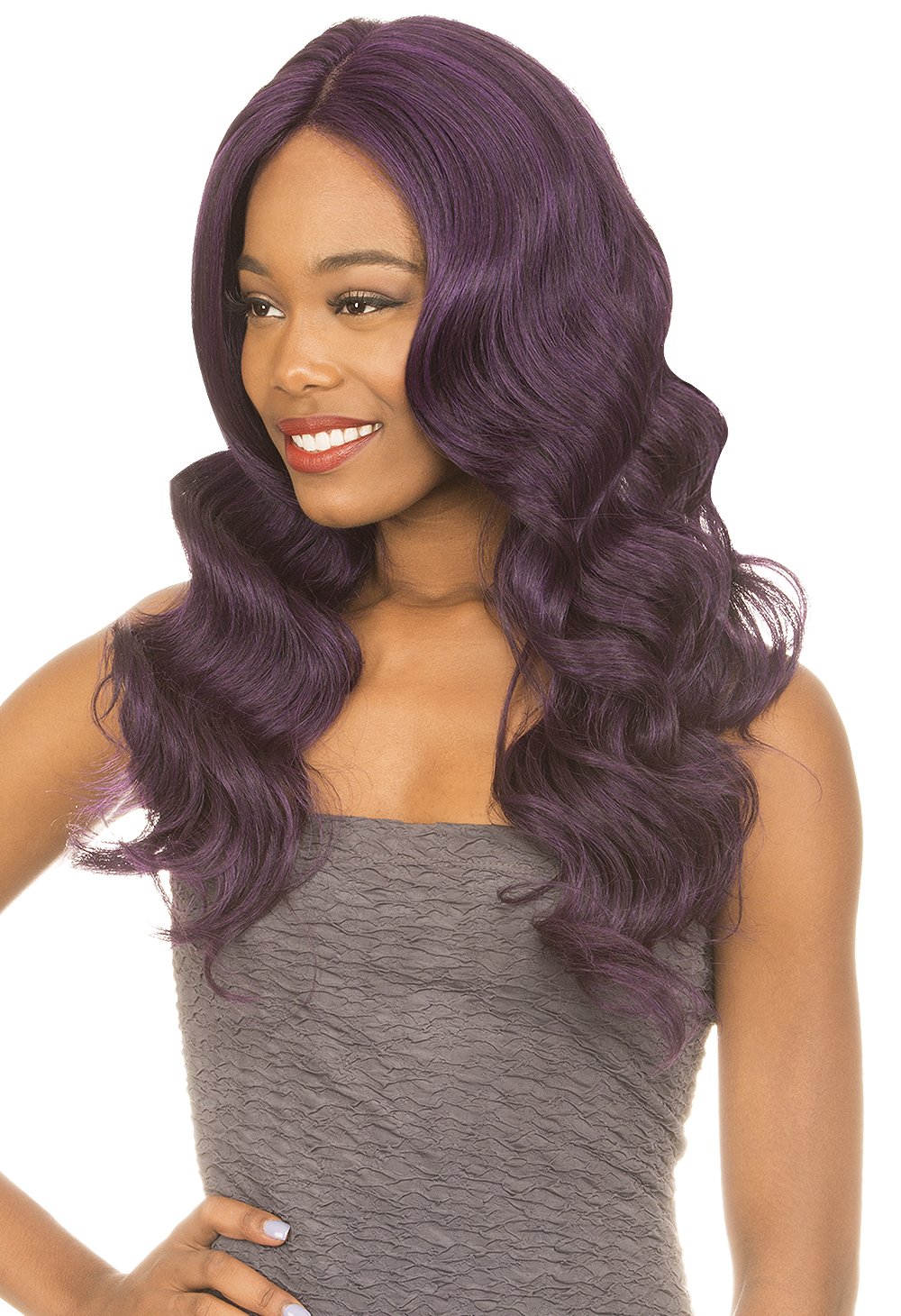 [Lace Front Wig] New Born Free Magic Lace U-Shape (4X4) Human Hair Lace Wig -MLU14 (DYX1B/613)