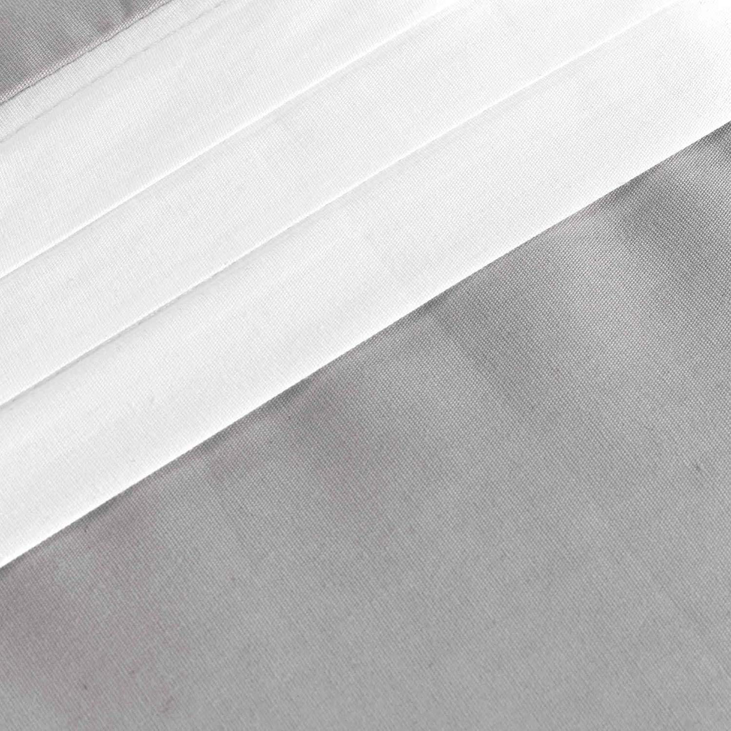 Set copripiumino 260x240 cm e 2 federe 63x63 cm in cotone percalle verde - Lidia