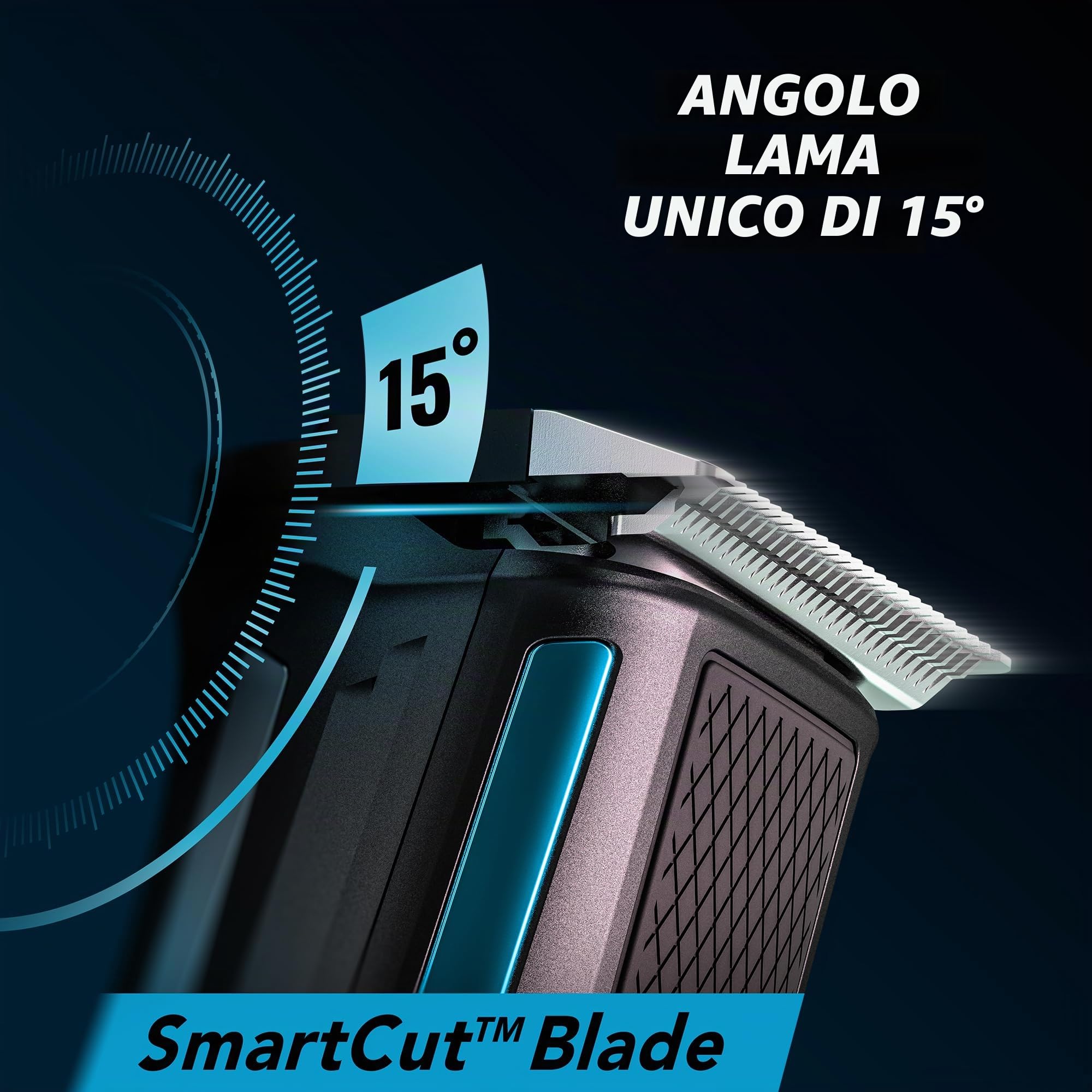 WAHL Self Clip 360 Kit tagliacapelli - Tagliacapelli automatico, senza fili, nero, 10 pettini, ricarica USB, batteria a lunga durata, autopulizia, lame risciacquabili, impugnatura facile, leggero