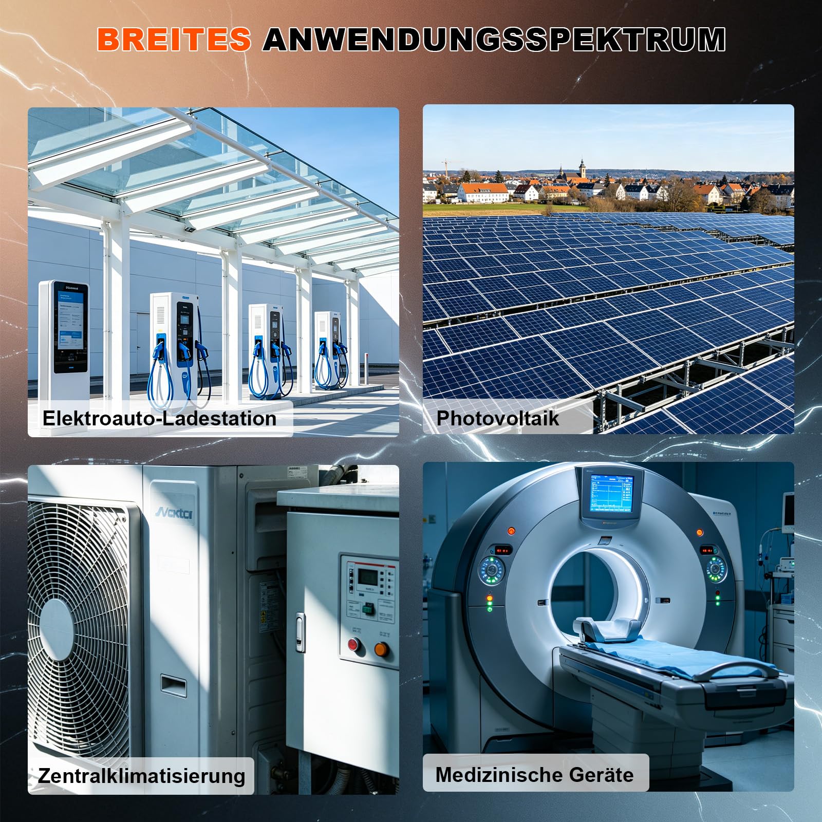 VDE-Zertifizierung FI Schutzschalter 40A 30mA 4P Typ B | Allstromsensitiv RCD | Für Wallboxen & Ladestationen