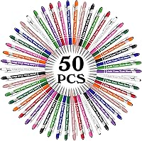 Vista 29 de Bolígrafos personalizados a granel grabados personalizados con punta de lápiz capacitivo, bolígrafos personalizados de tinta negra, regalos