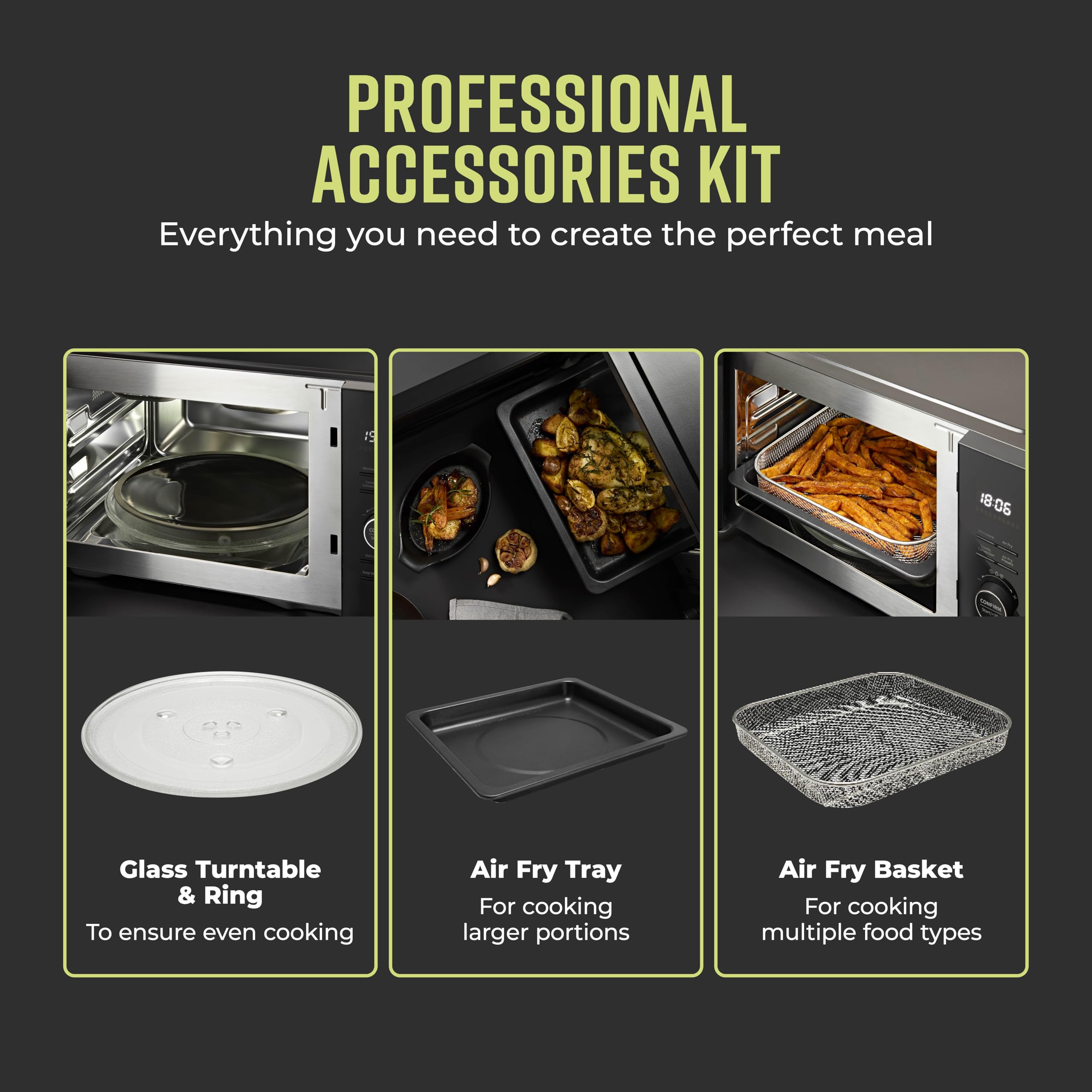 Tower AirWave Pro Oven 2-in-1 Microwave & Air Fryer with Digital