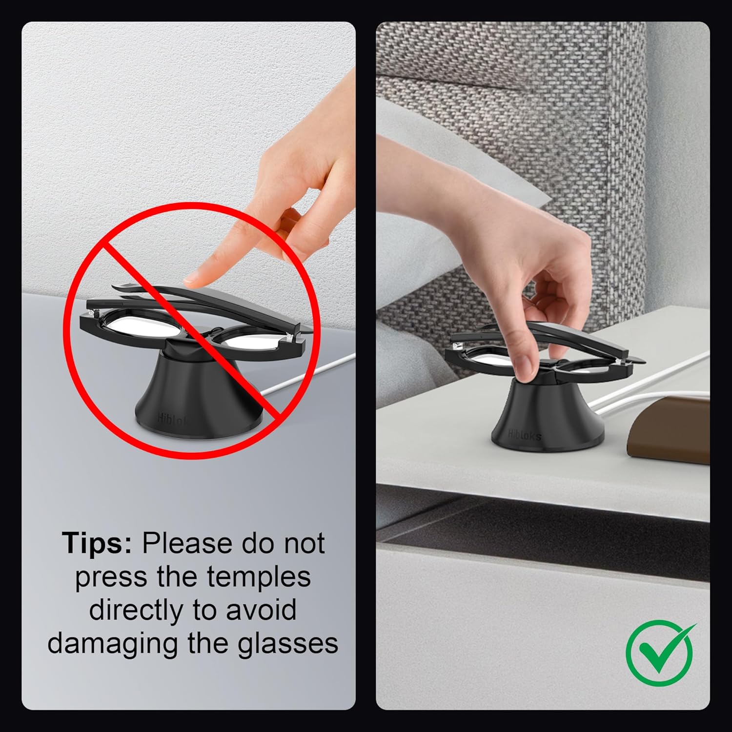 Charging Station Compatible with Ray-Ban Meta Wayfarer/Gen 2 and Skyler/Gen 2 Accessories, Magnetic & Fast Charger Dock Stand with LED Indicator for RayBan Smart Glasses & Glasses Case - Image 7