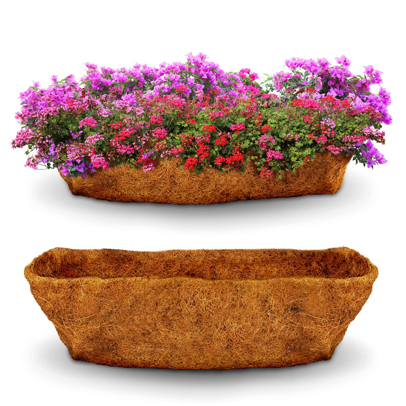 Tapis en Fibre de Coco Adaptable 3 Rouleaux Parfait pour Jardinières et Reptile