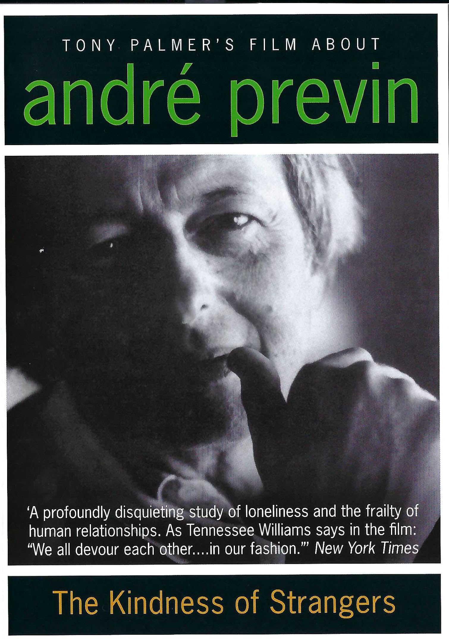 TPGZ120DVD Andra© Previn Kindness of Strangers DVD NEW