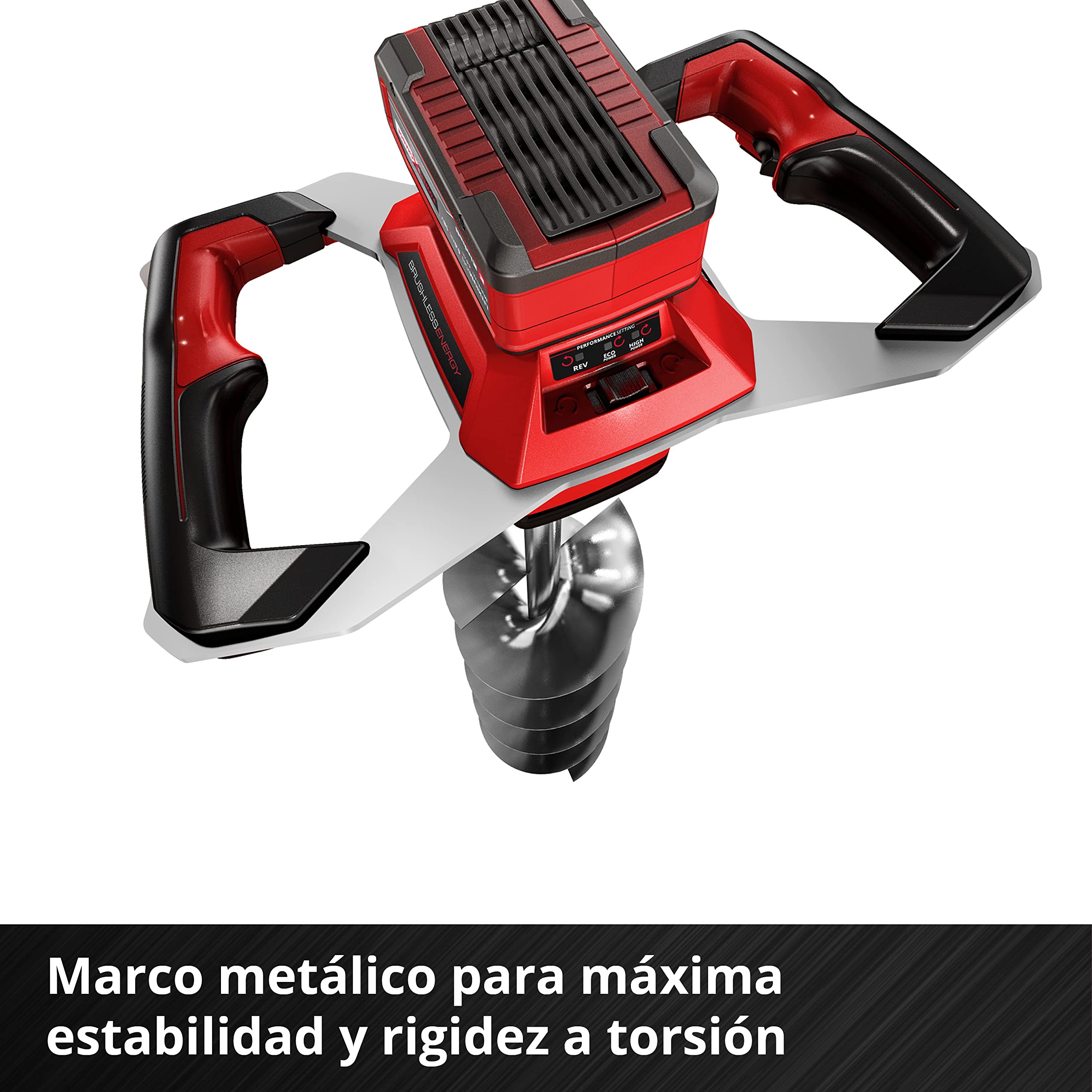Einhell Barrenadora con batería GP-EA 18/150 Li BL-Solo Power X-Change (iones de litio, 18 V, motor sin escobillas, incl. barrenadora Ø 150 mm, sin batería ni cargador)