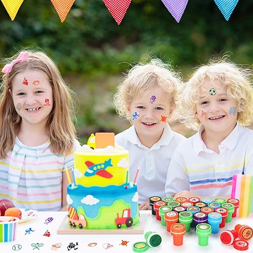 Miniatura 5 de 28 sellos de bolas surtidas para niños, sellos autoentintados para fútbol, baloncesto, rugby, golf, regalos de fiesta, bolsas de golosinas,