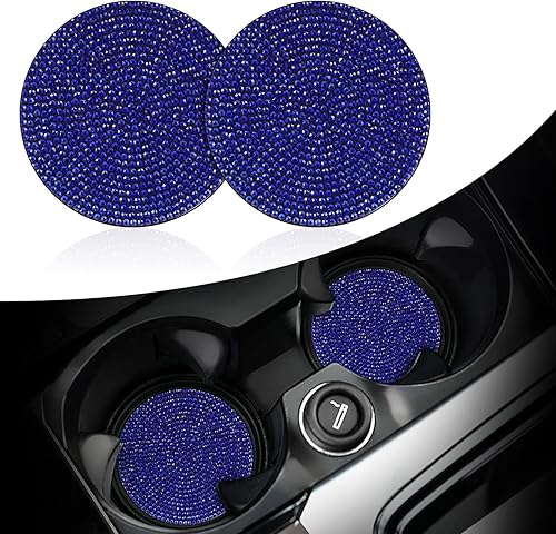 Miniatura 6 de Ouzorp Portavasos para automóvil, paquete de 2 posavasos universales antideslizantes para automóvil, accesorios interiores de automóvil con