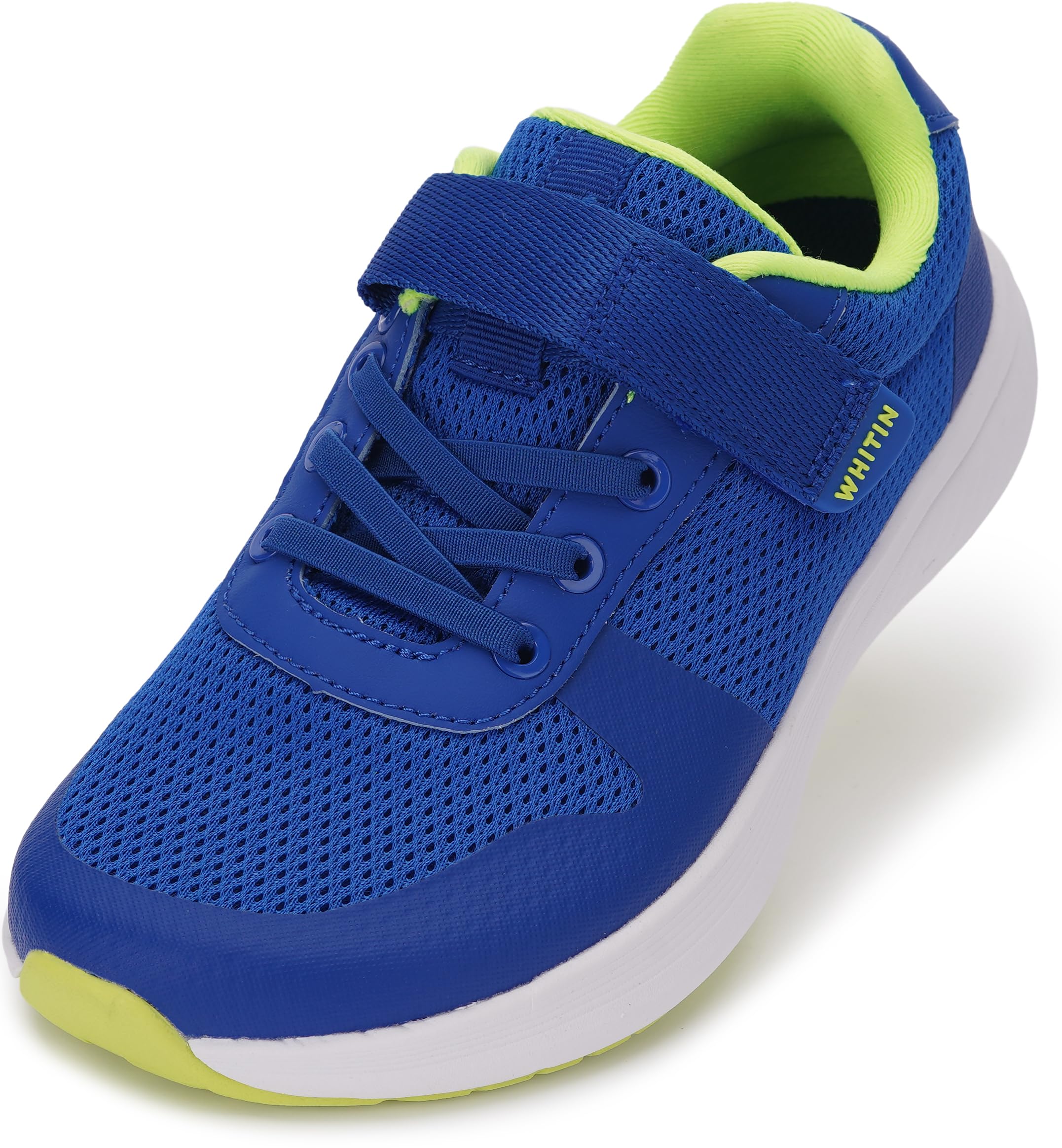WHITIN Kids Wide Toe Box Running Tennis Shoes + Zero Drop Sole Sport Sneakers for Boys/Girls