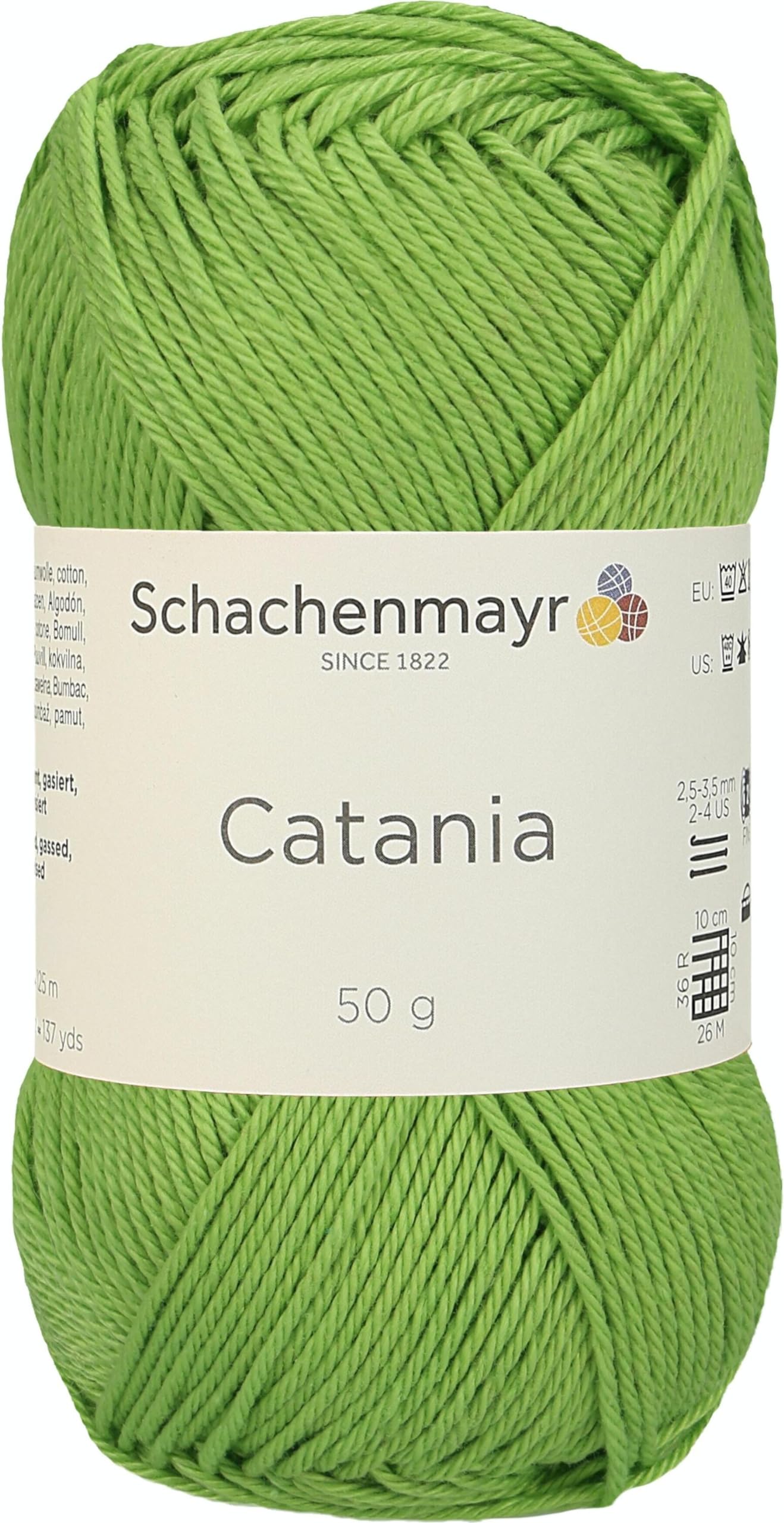 Schachenmayr Catania, 9801210-00418, Colour: Greenery, Hand Knitting Yarn โ image 1