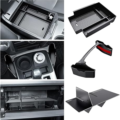 3PCS Center Console Organizer Compatible with Toyota 4Runner 2024 2023