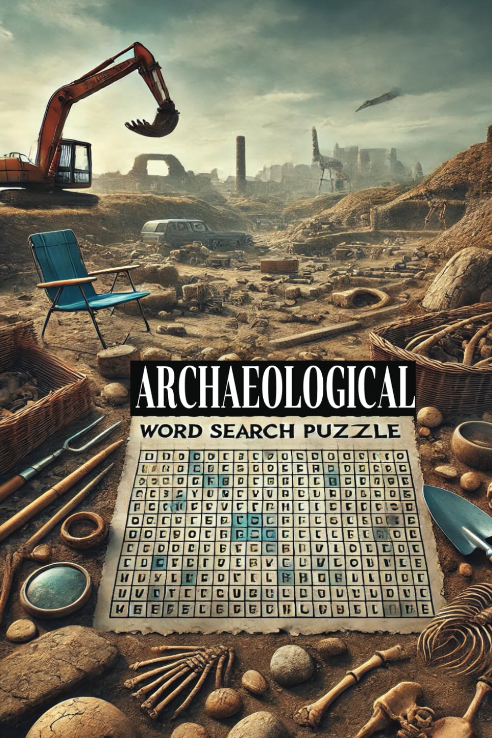 Archaeological Word Search Puzzle: Unearth Hidden Words from the Past, Dig Into History, One Word at a Time, A Fun Excavation of Archaeological Words, Discover Ancient Terms Buried in This Word Search