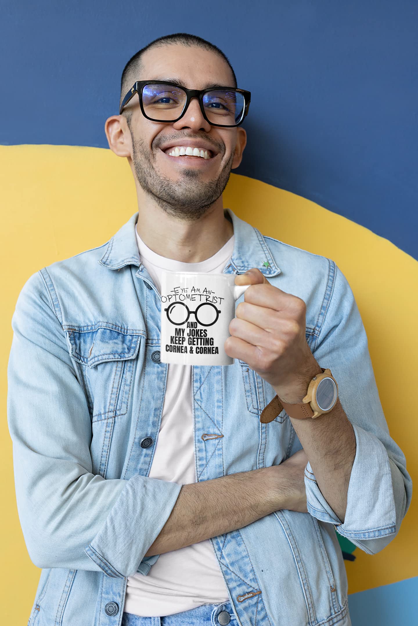 McMug - I'm an Optometrist - Optician Mug, Ceramic, 11fl.oz, White, 12 cm (W) x 9 cm (H) - Image 3