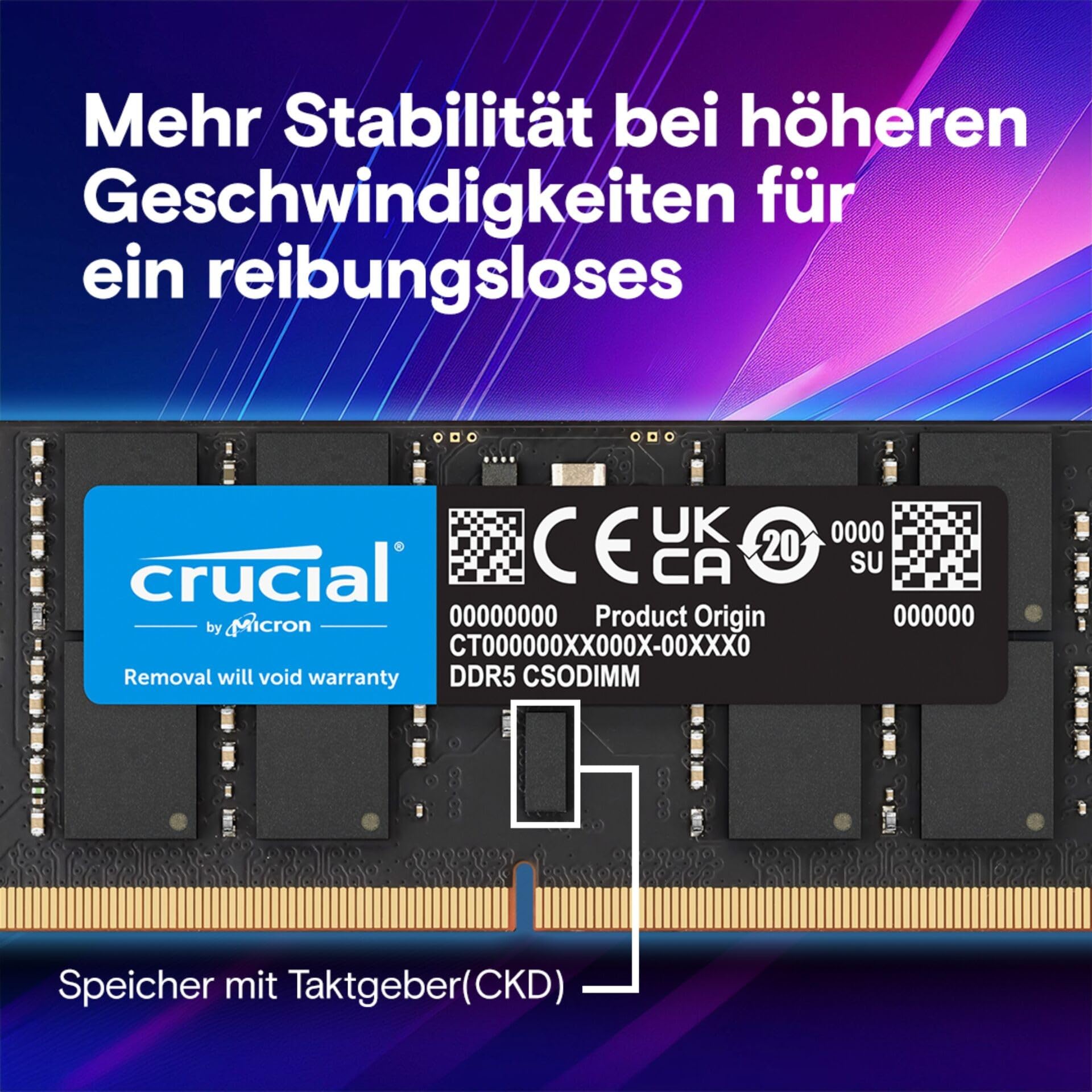Amazon.in: Buy Crucial 64GB Kit (2x32GB) DDR5 6400 CSODIMM Laptop