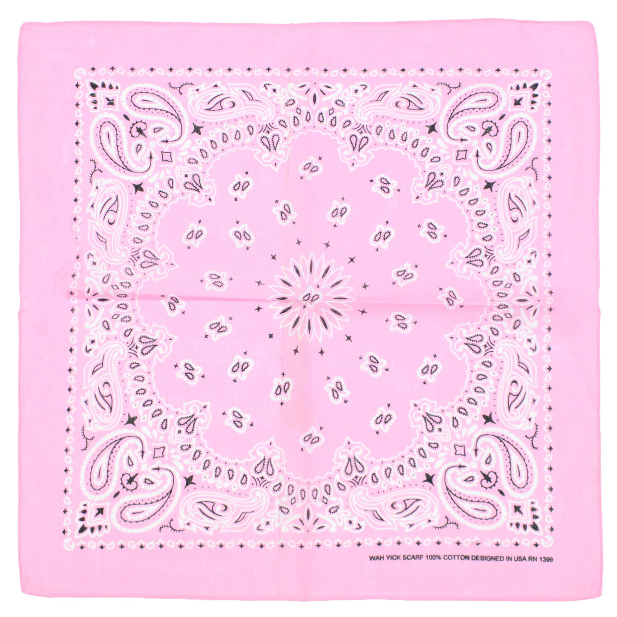 Zac's Alter Ego Alternative Retro Paisley Cotton Bandana/Neckerchief/Headtie/Face Mask