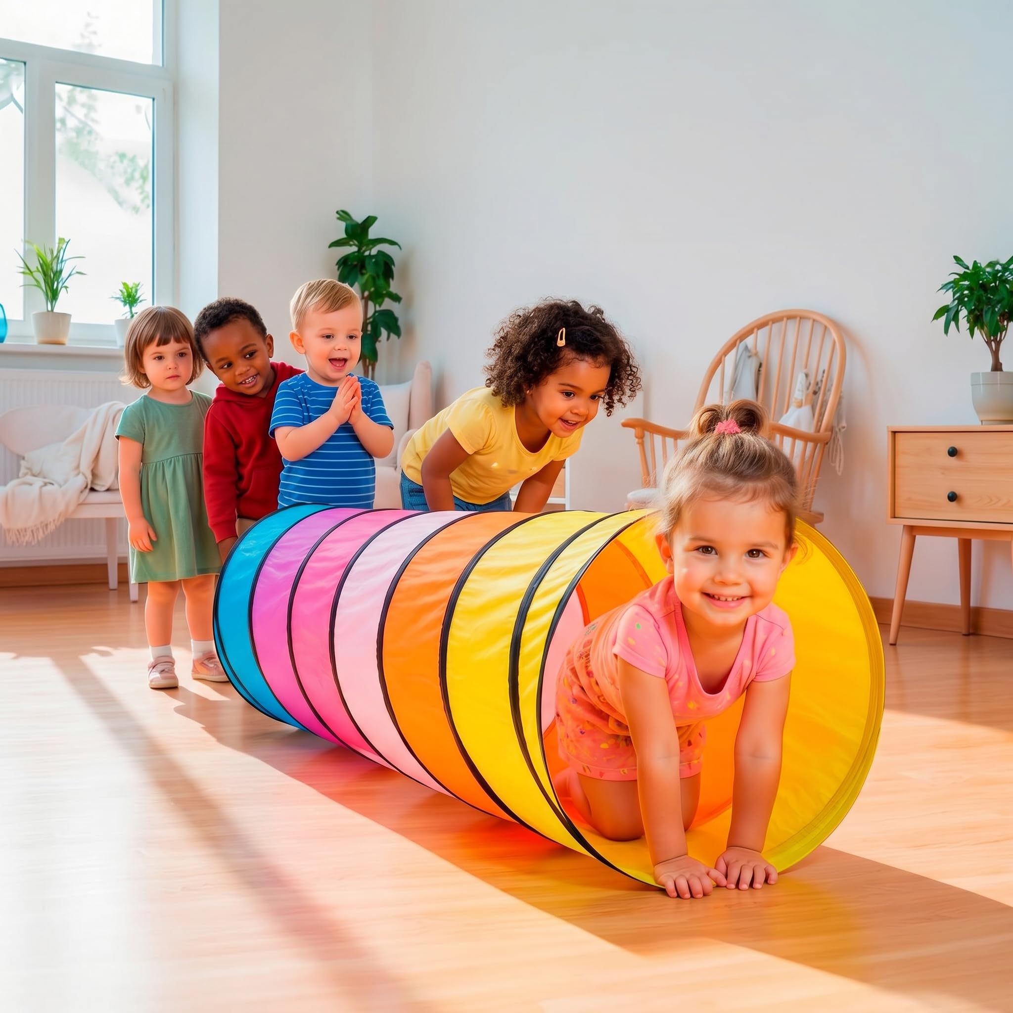 Tunnel Bambini XL 180 cm. : Tenda Psicomotricita per Bambini : Giochi per Natale