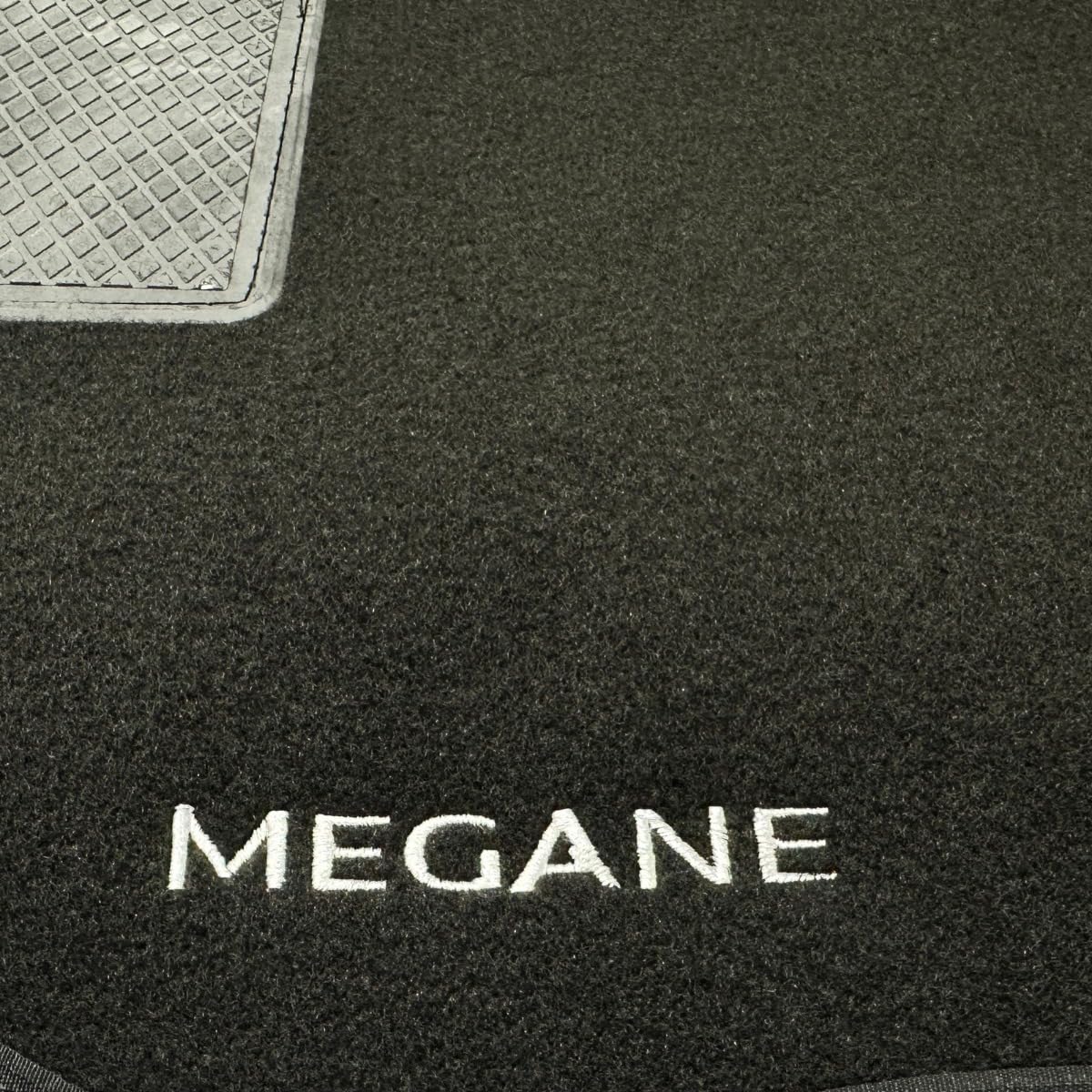 SERIE 4 TAPPETI - TAPPETINI IN MOQUETTE NERI PER MEGANE III BERLINA 2008 AL 2016