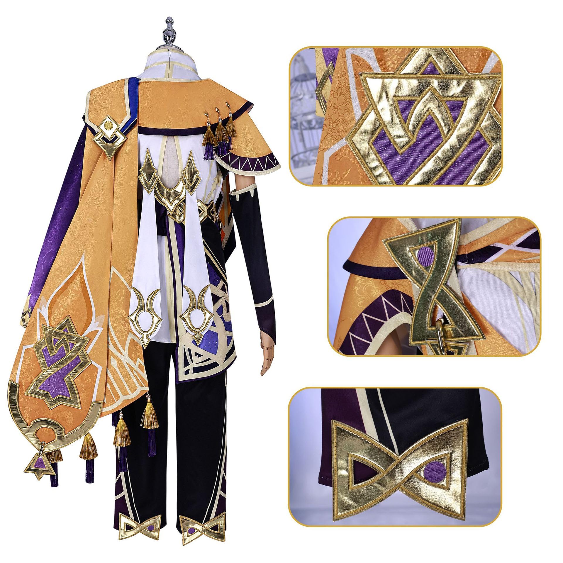 た*き様 原神 セトス コスプレ衣装 ウィッグ付き M Amazon.co.jp: 原神 セトス コスプレ衣装 風 ウィッグ 追加可 フル