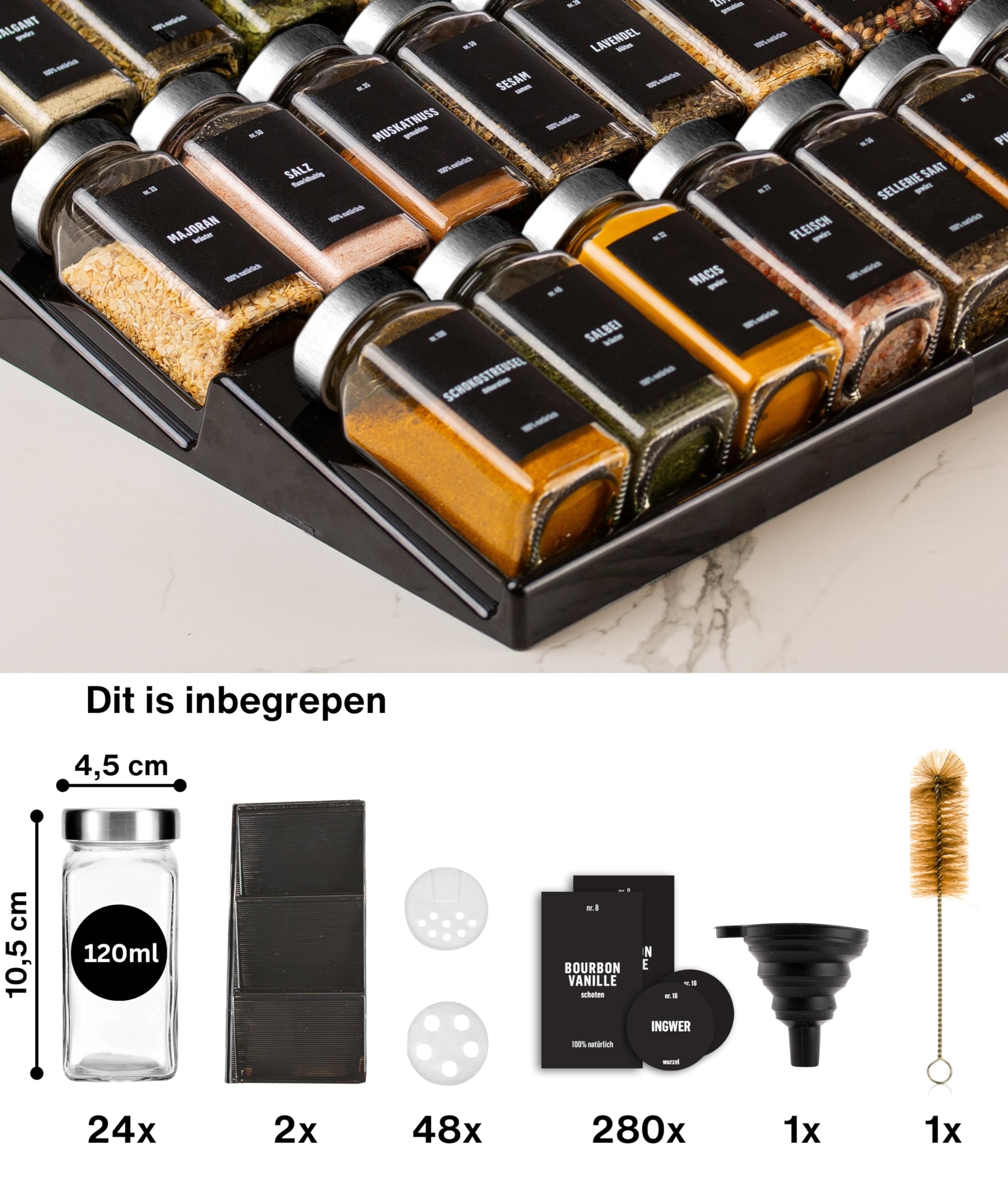Deco haus® Kruidenreklade voor Lade Organisatie, Kruidenrek voor