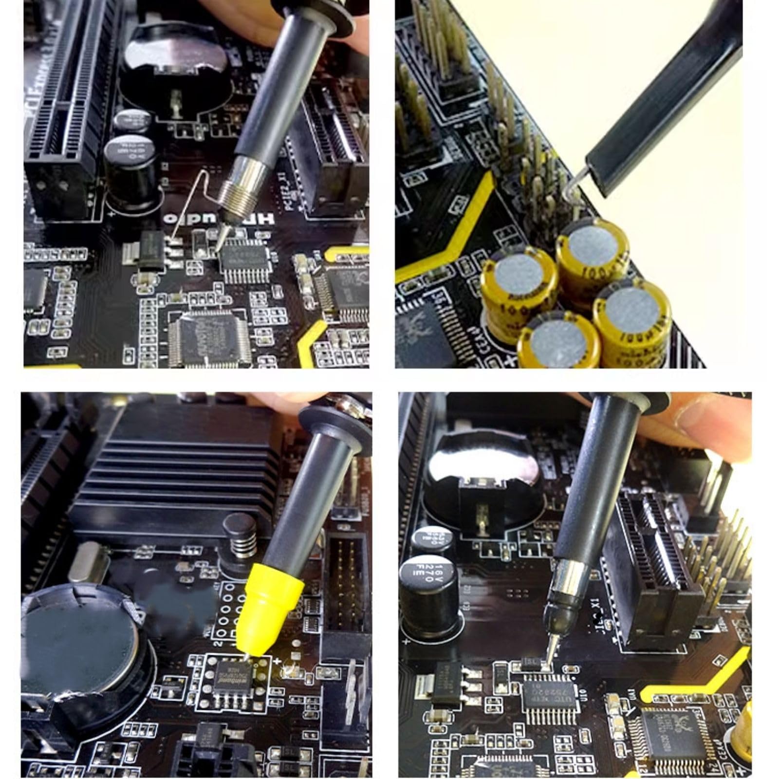 1 Stück Oszilloskop Tastkopf 200MHz Oszilloskop Bereich Oszilloskopsonde Testsondenklemme Bnc P2200 X10/X1 Schwarz