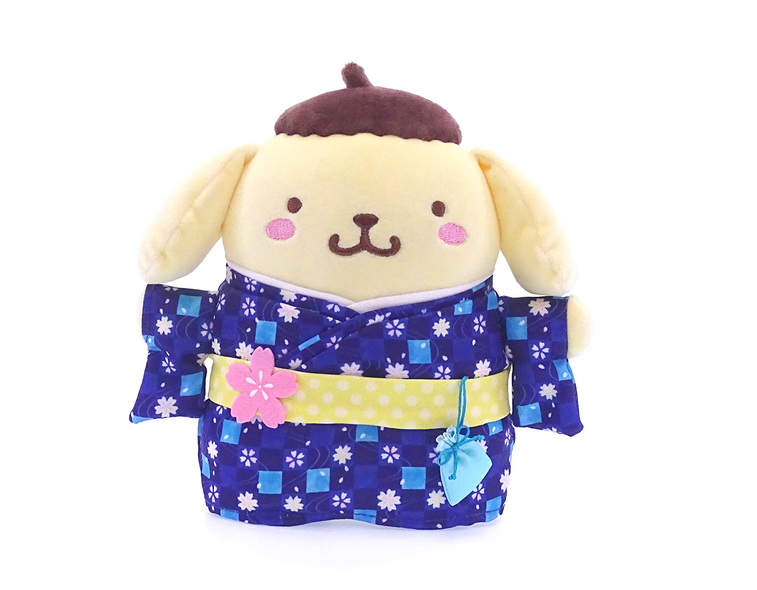 Amazon.co.jp: ポムポムプリン 和柄桜着物 むにゅぐるみS