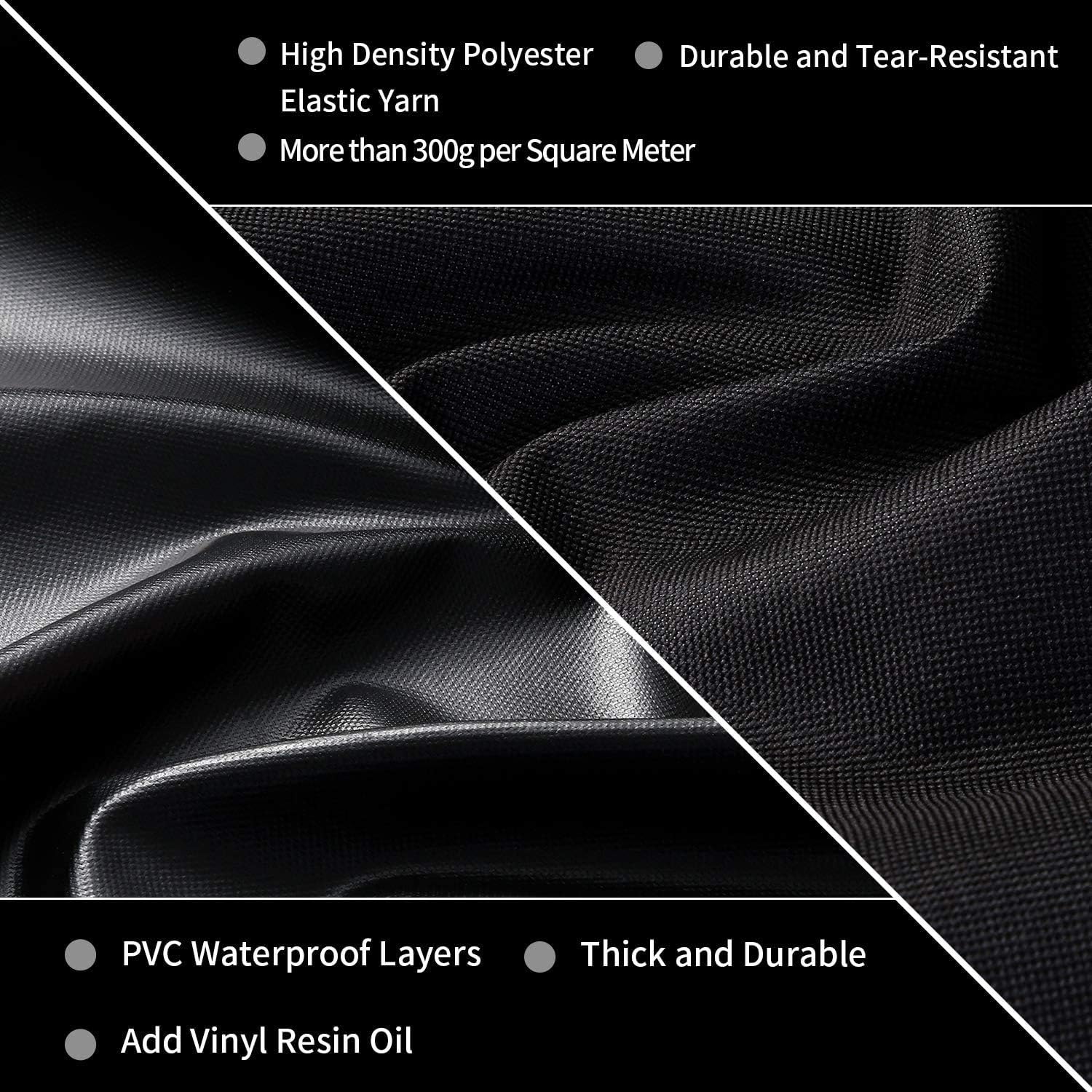 Grill Cover for Traeger Grills BAC776 Woodridge Pro and Traeger Woodridge Elite Grills, Special Zipper Design