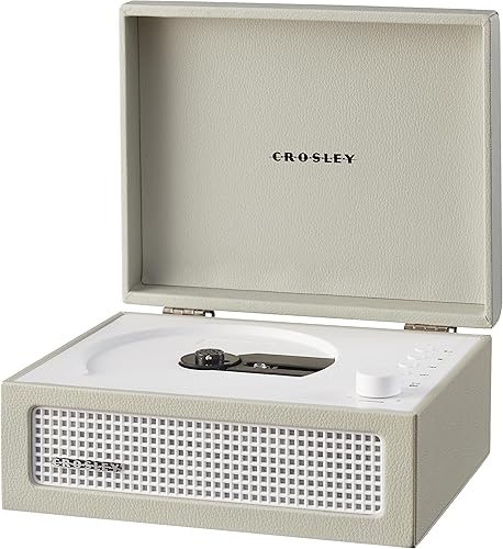 Miniatura 13 de Crosley CR3517A-DU Voyager - Reproductor de CD portátil retro con altavoces estéreo Bluetooth y radio FM, duna