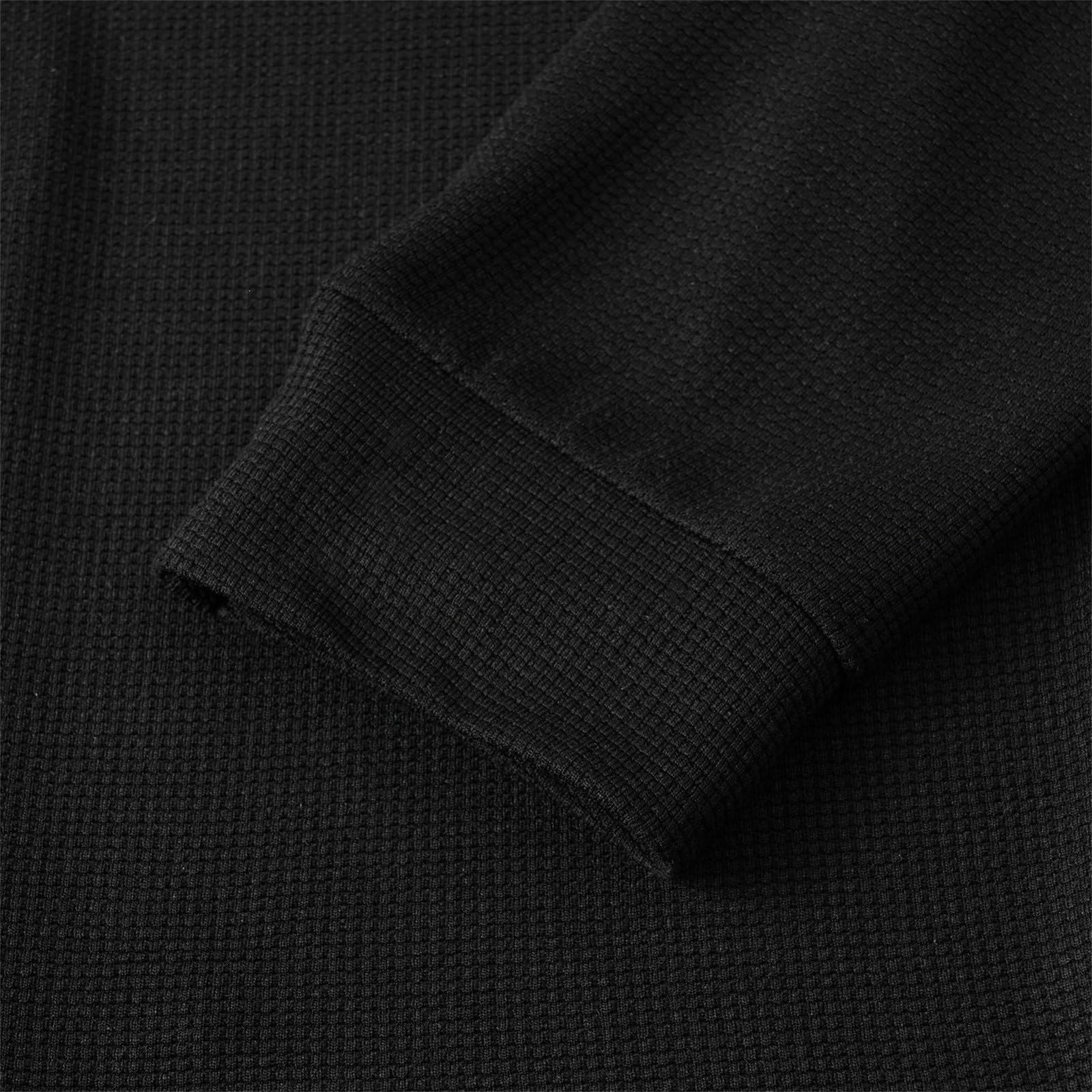 Uomo Tute Waffle 2 Pezzi Manica Lunga Cerniera Giacca & Pantaloni | Tuta Per Il Tempo Libero Sport Uomo Casual Giacca da Golf Pantaloni Jogging Tasca Set Casa Lavoro