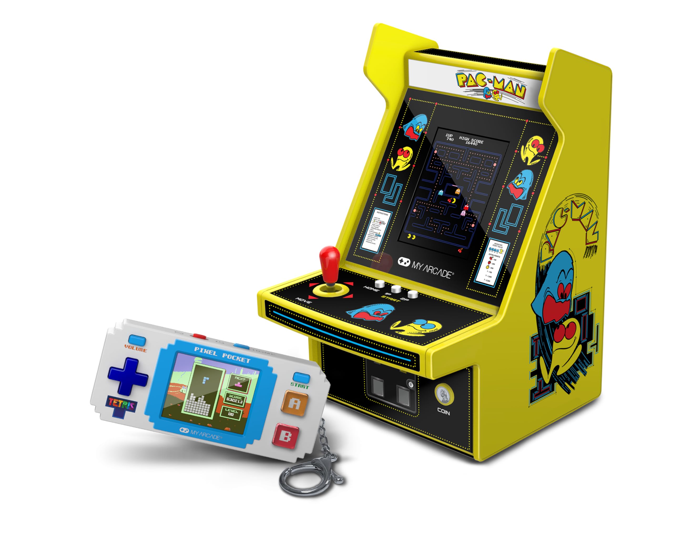 Amazon.co.jp: My Arcade Pac-Man マイクロプレーヤーとテトリス